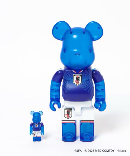 【BE@RBRICK】足球日本代表Ver. 100% & 400%