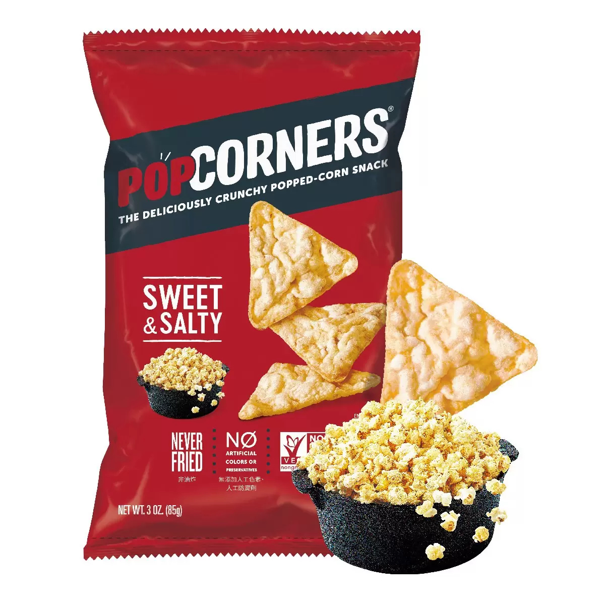 澳洲Costco直送  PopCorners 爆米花脆片鹹甜口味 567公g PopCorners Sweet & Salty Kettle Corn Style Flavoured Popped-Corn Chips 567 g 