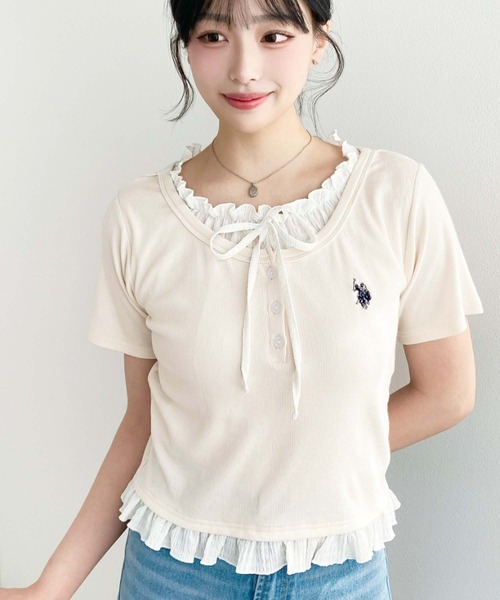 日本U.S. POLO ASSN.假兩件衫