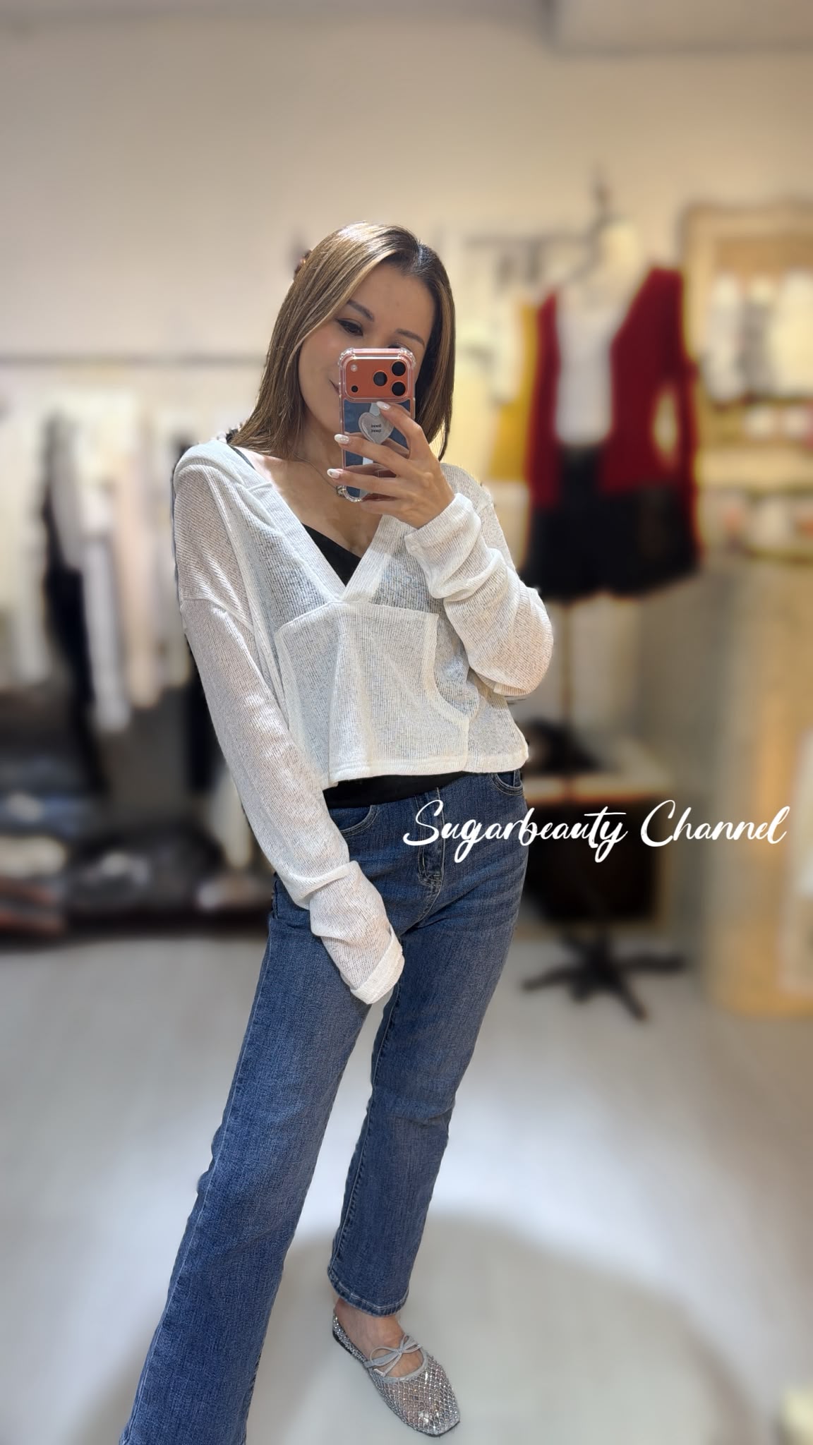 New in 有帽薄款短Top