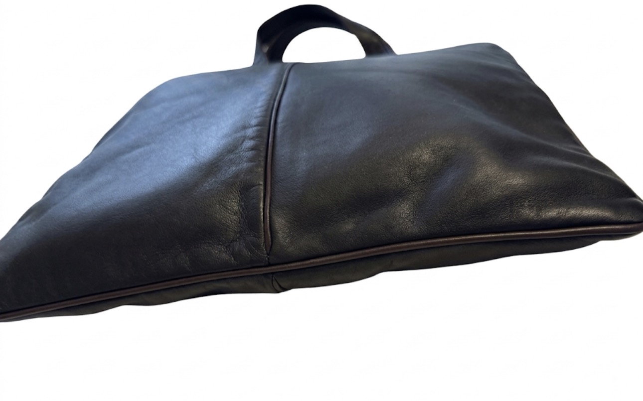Loewe Black Leather Tote Bag