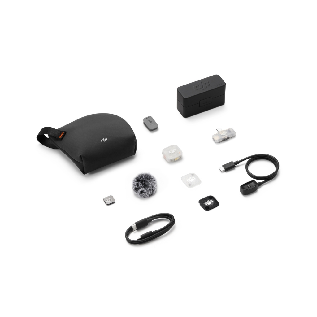 DJI Mic Mini 2S 無線收音咪（一對一｜手機版｜含充電盒）｜AI 降噪｜Vlog/探店拍片神器｜香港行貨