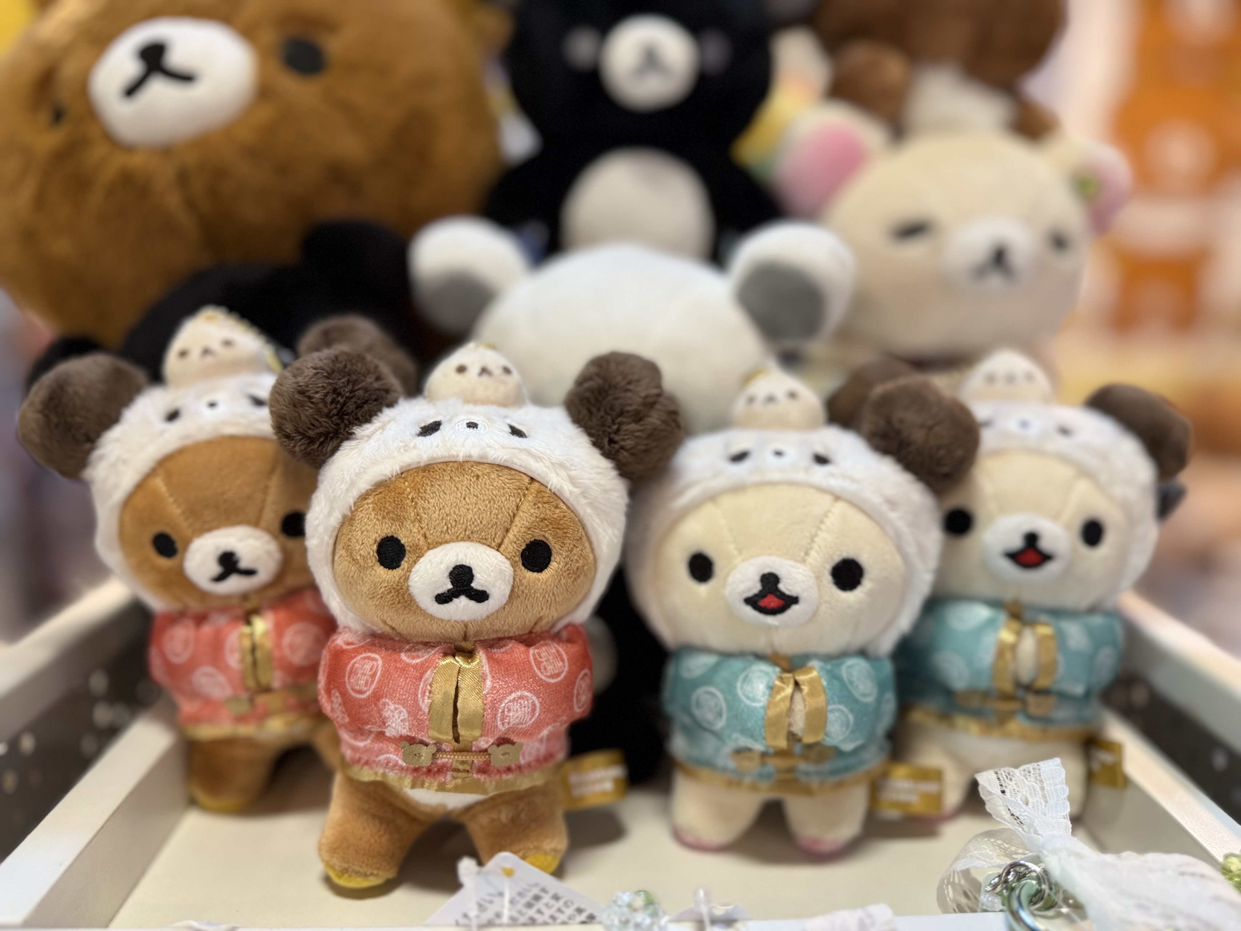《現貨》全新日本Rilakkuma神戶/橫濱專店限定中華造型掛飾