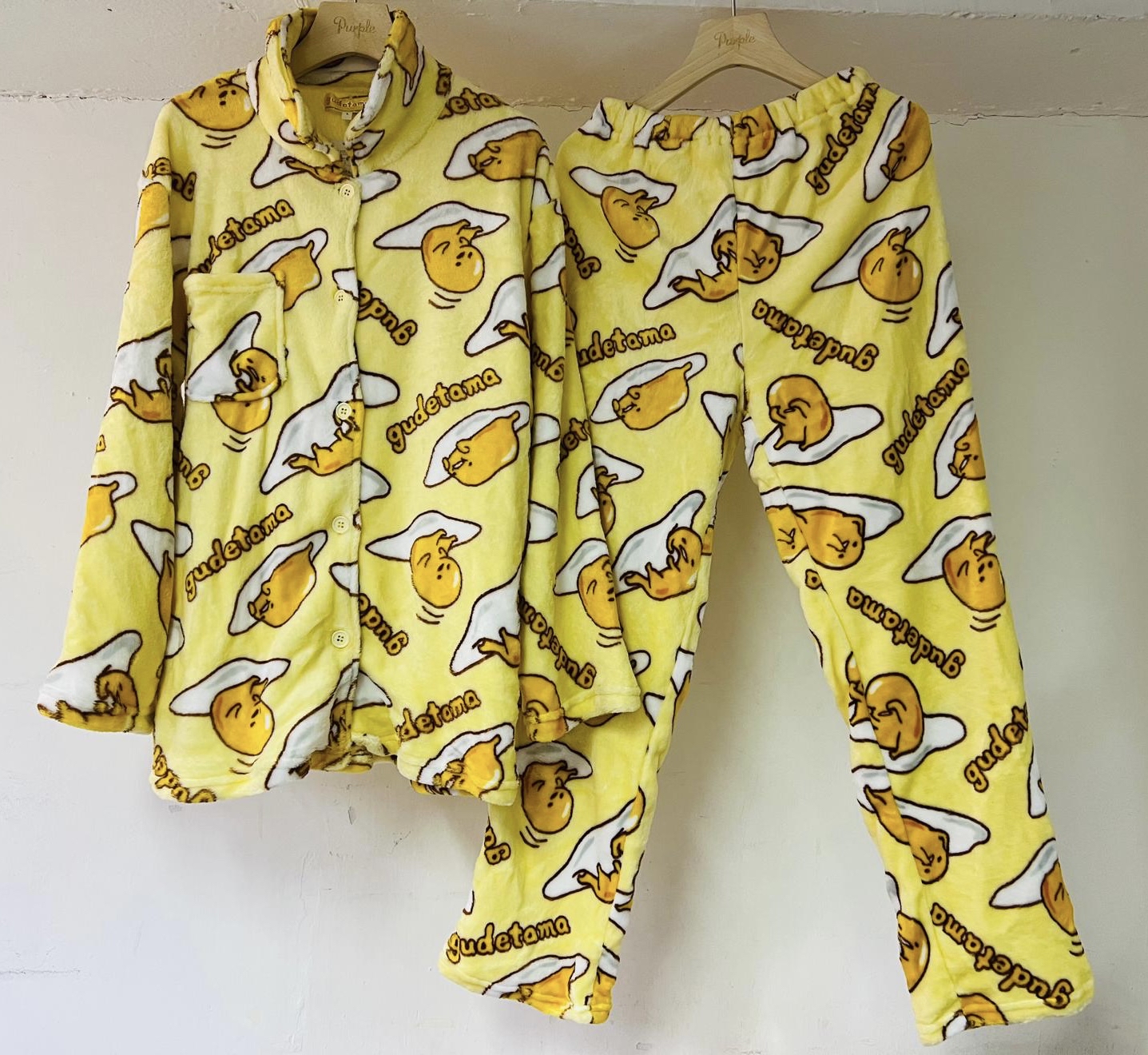 🎌日本直送🎌蛋哥 珊瑚絨家居服套裝