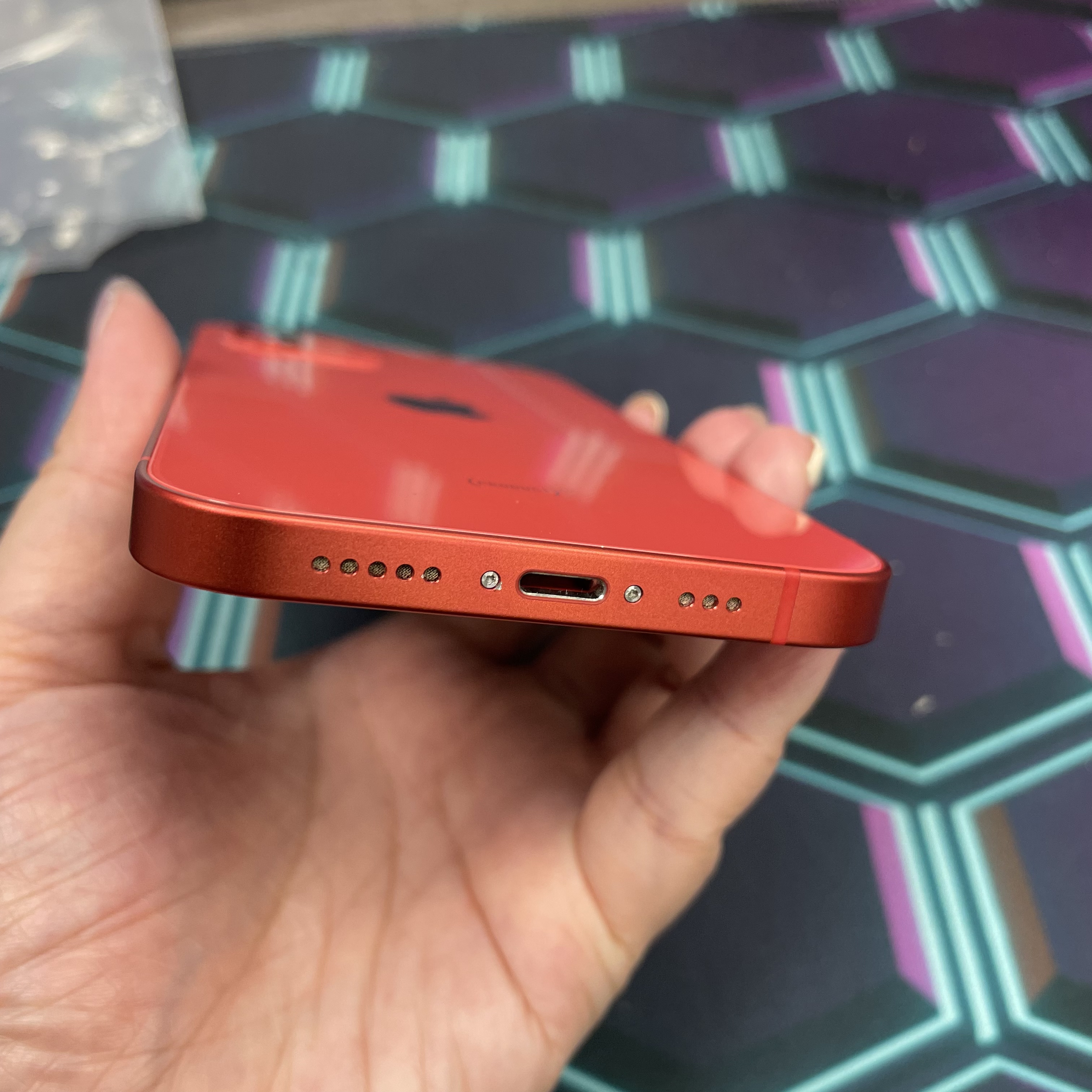 *6732 12 完美機 256GB 電100 紅色 red