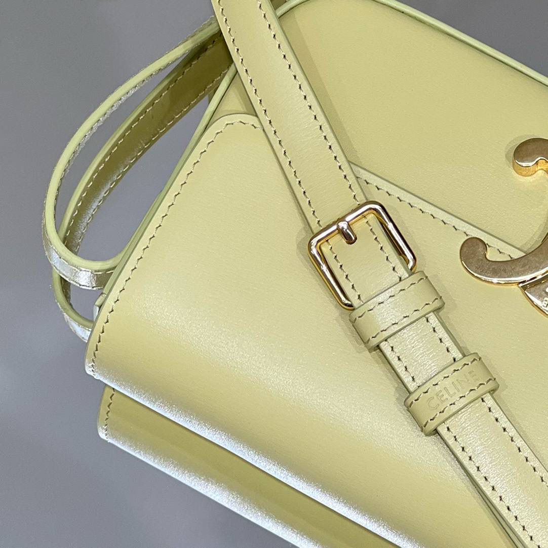 🔥大货实拍图 𝗖𝗘𝗟𝗜𝗡𝗘 ♥ 𝗧𝗥𝗜𝗢𝗠𝗣𝗛𝗘 𝗦𝗛𝗢𝗨𝗟𝗗𝗘𝗥 𝗕𝗔𝗚 型号：194143 尺寸：20*10*4cm