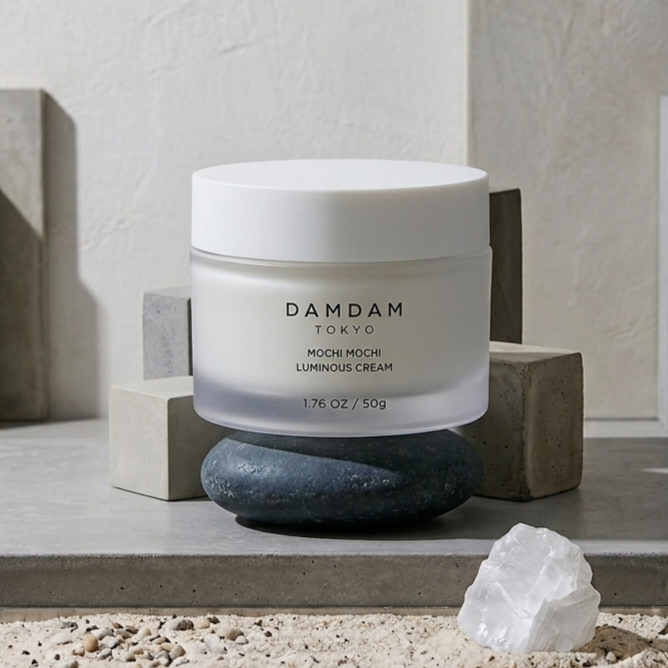 【✨️日本🇯🇵 DAMDAM Tokyo Mochi Mochi Luminous Cream 麻糬保濕亮澤乳霜✨️】50g  
