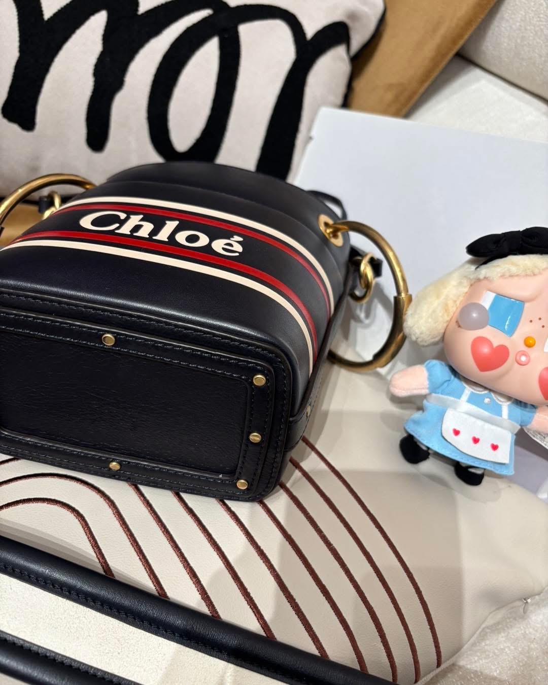 Chloe Roy Bucket 2Way Bag 藍色小牛皮水桶 100%Authentic, 98%New ✅Dust bag