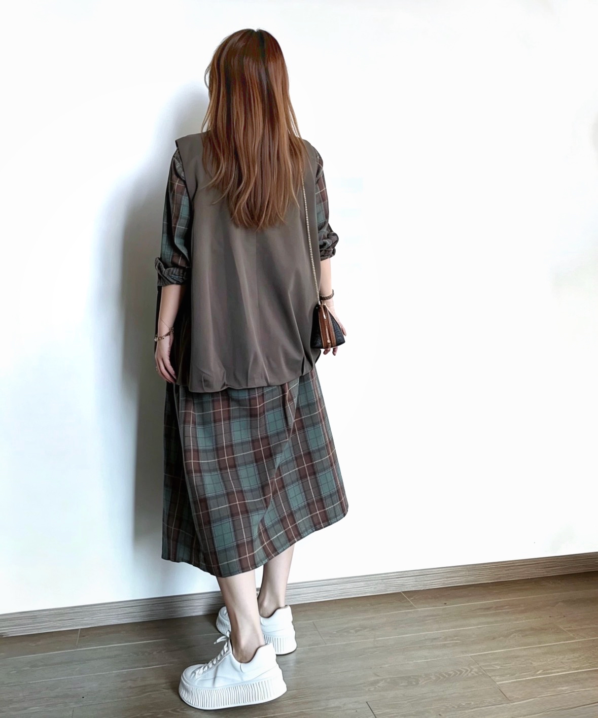 🍂正秋預訂✅ 純色ruffle拉鏈馬甲背心
