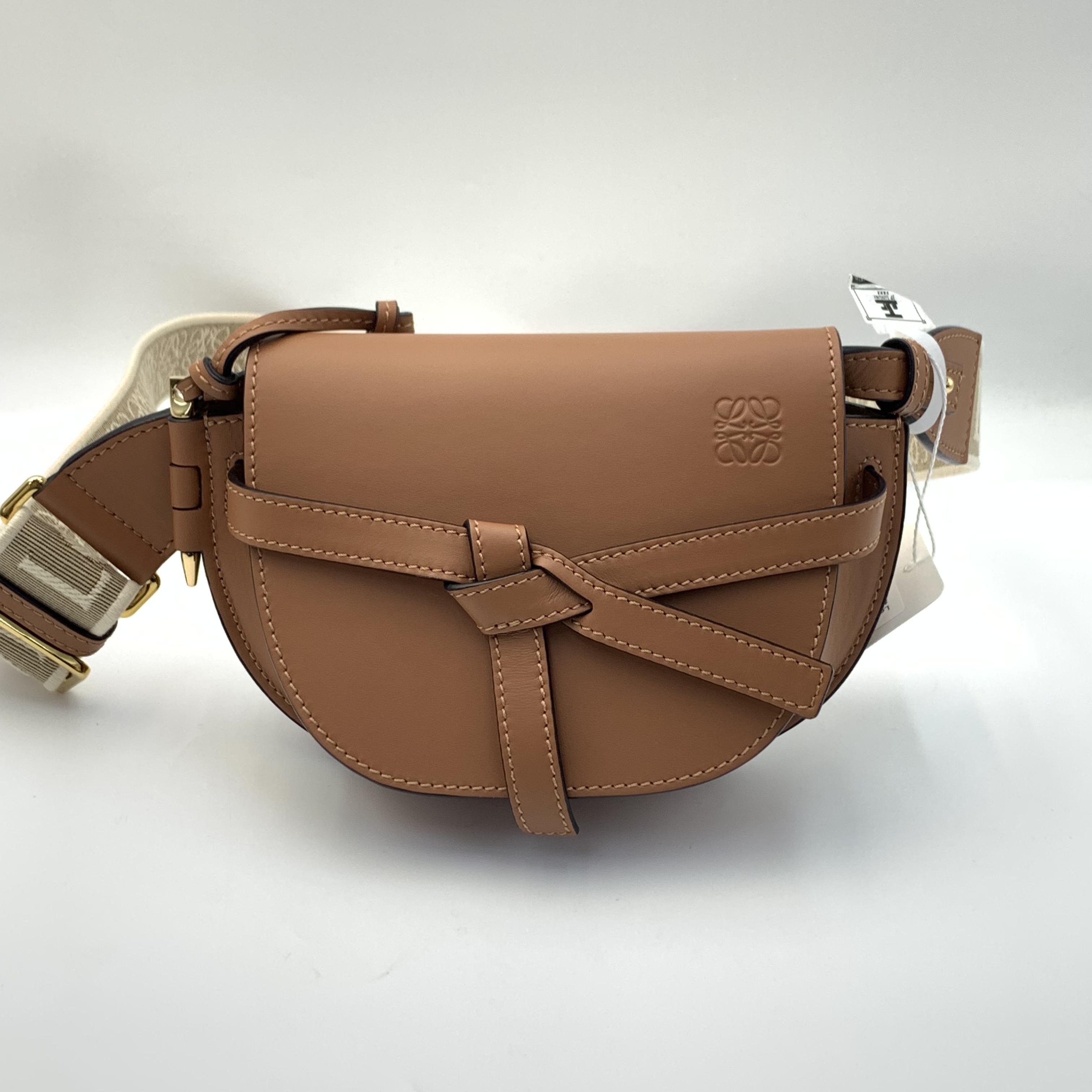 🤎Loewe光面牛皮啡色Mini Gate