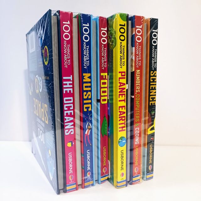 Usborne 100 things to know about 12 books | 100大發現精裝12冊U26