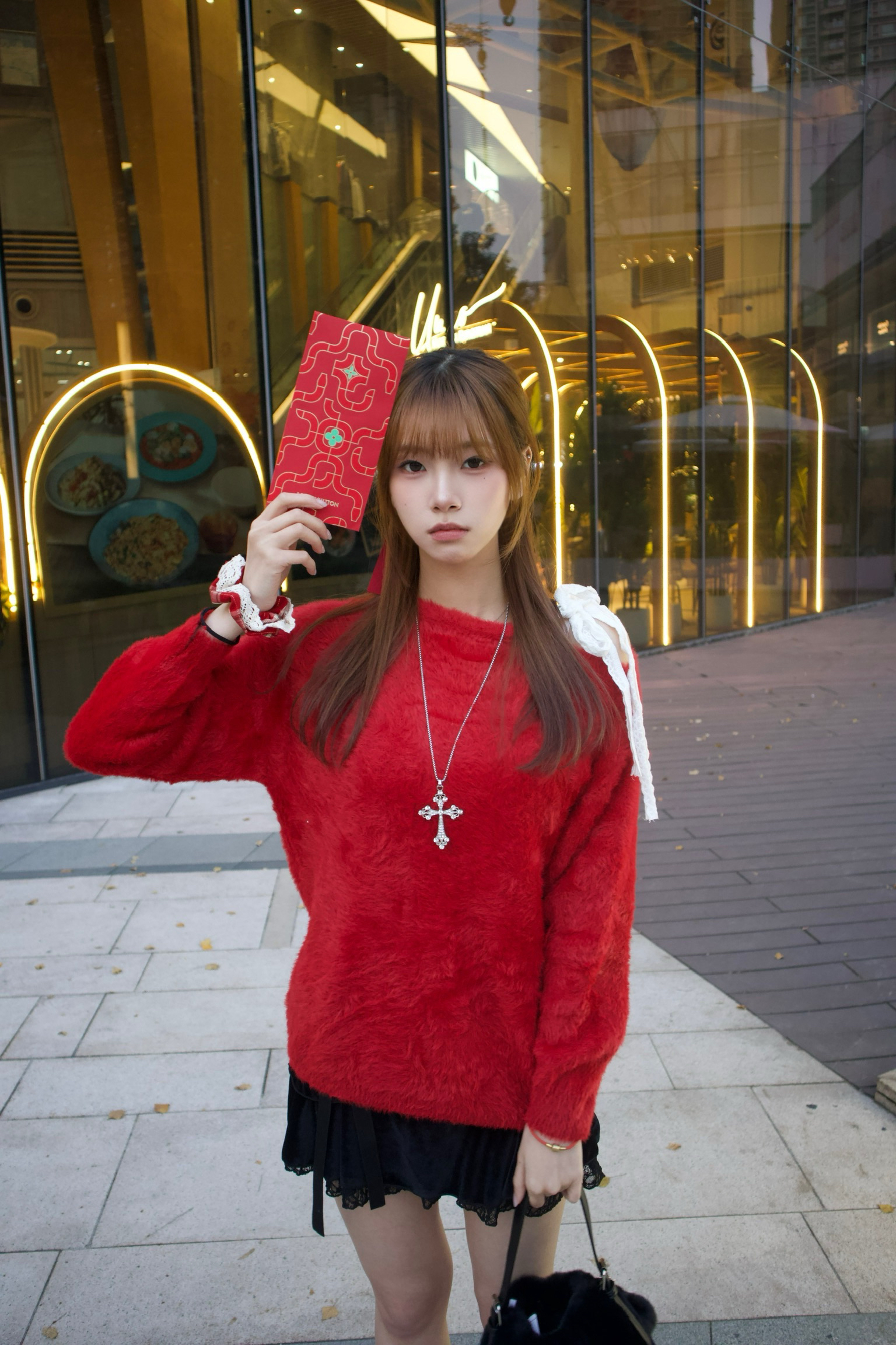 已售罄❌東大門露肩長袖針織衫軟糯絨感毛衣(店主自留)