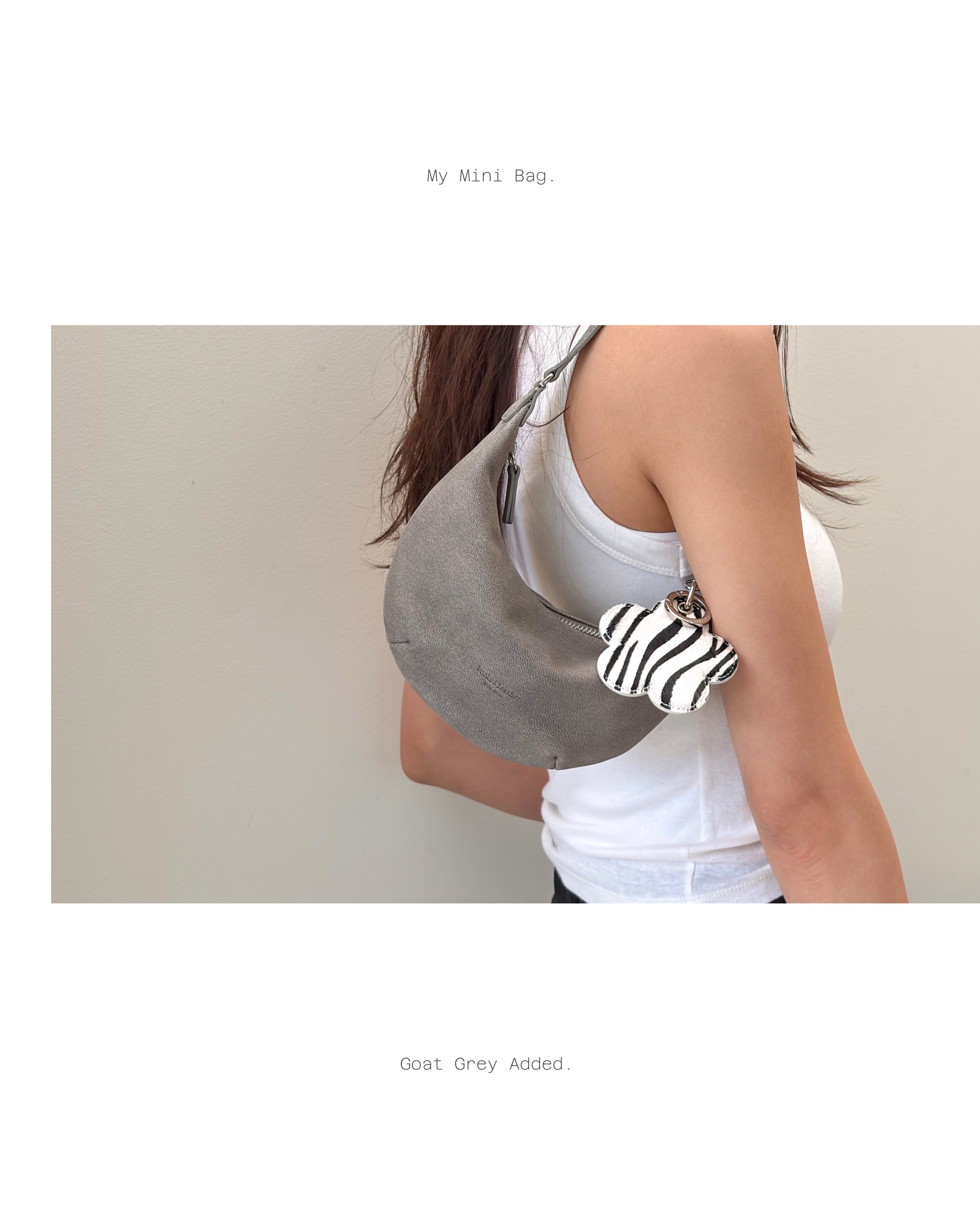 【26SS】預訂_可愛迷你月牙包 My Mini by Bucks & Leather