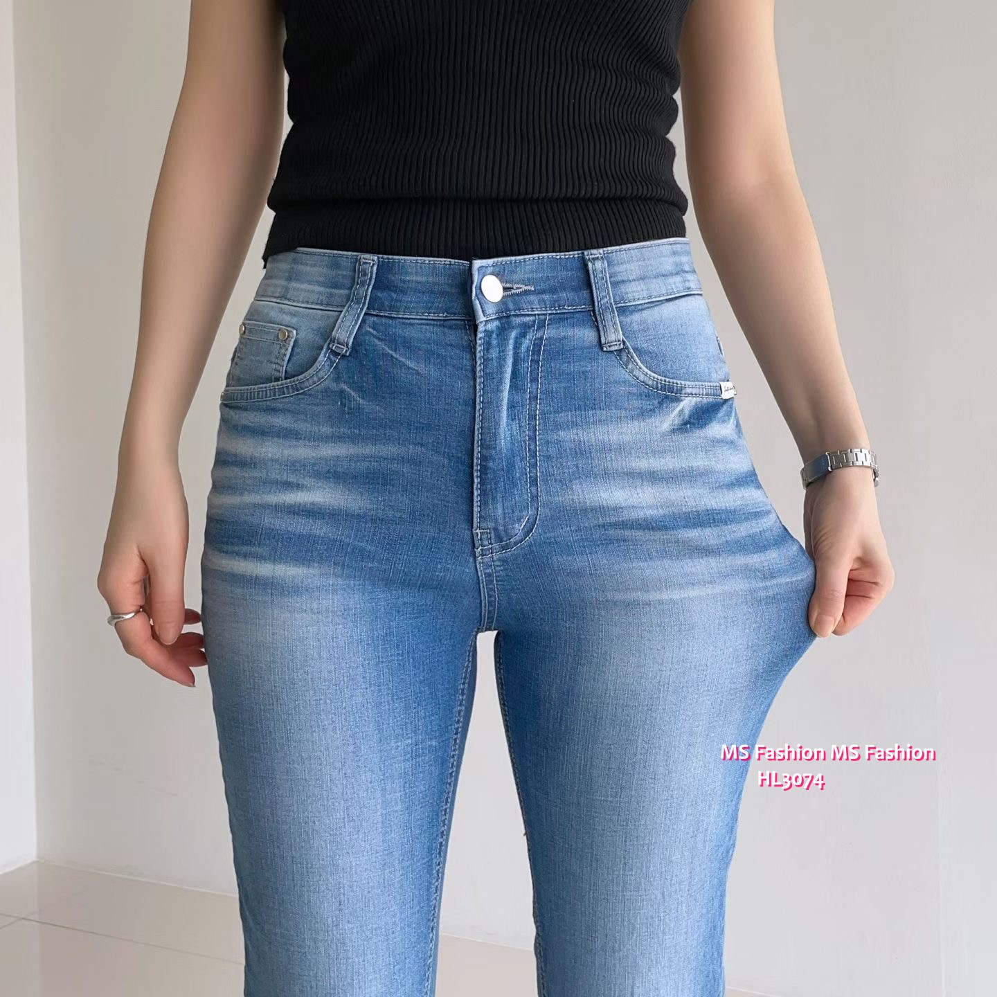 HL3074 韓國🌼Howluk靚洗水腳開叉直腳牛