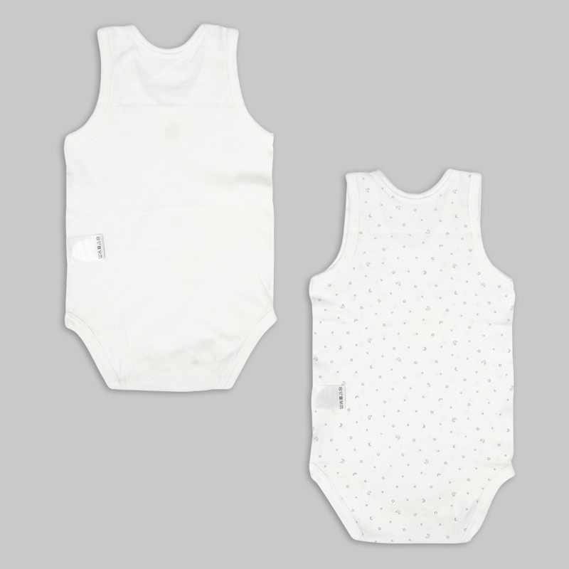 🇯🇵預訂 日本直送🇯🇵星月印花純棉網眼無袖背心包屁衣兩件套