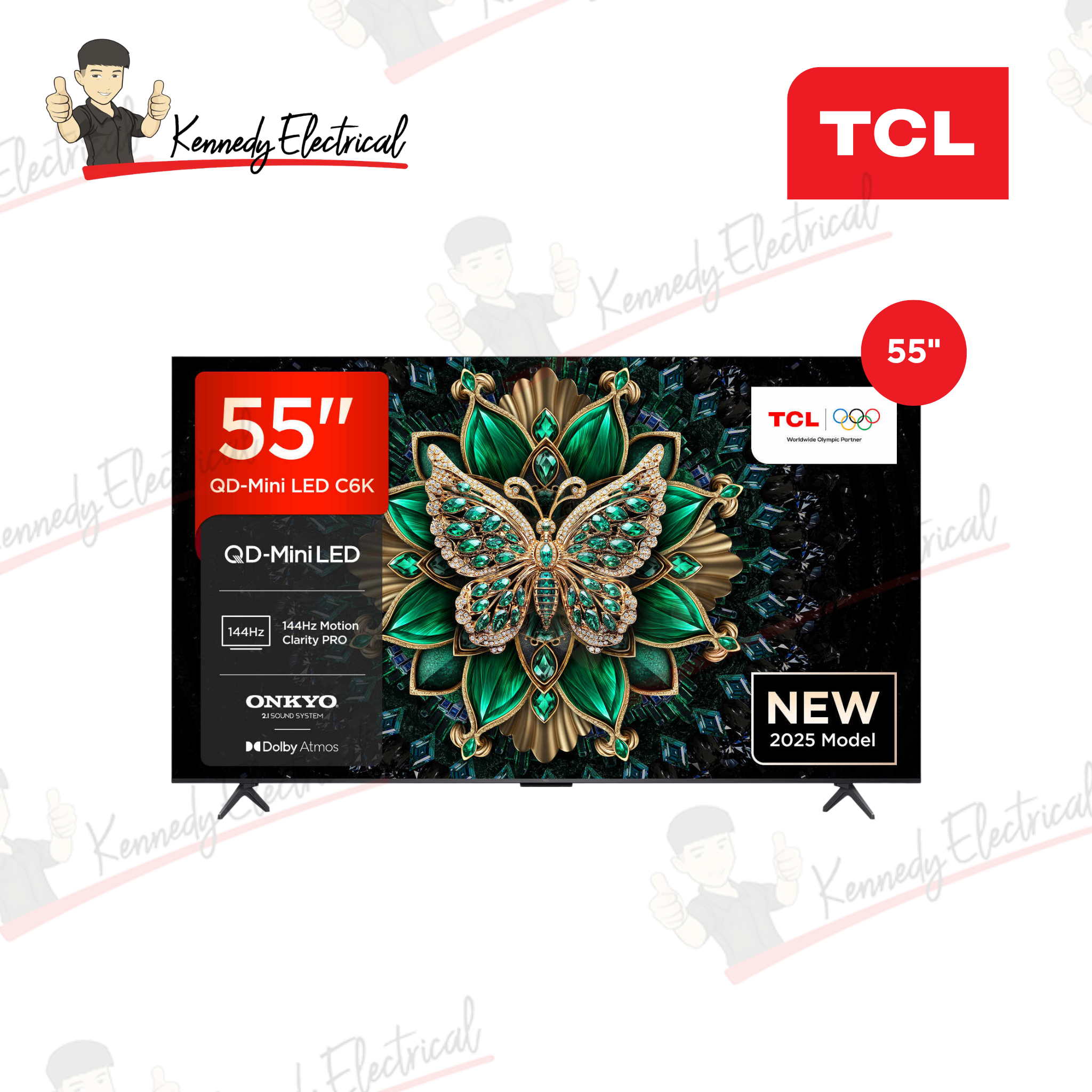 TCL 55" C6K Series QD-Mini LED 4K Google TV (55C6K)