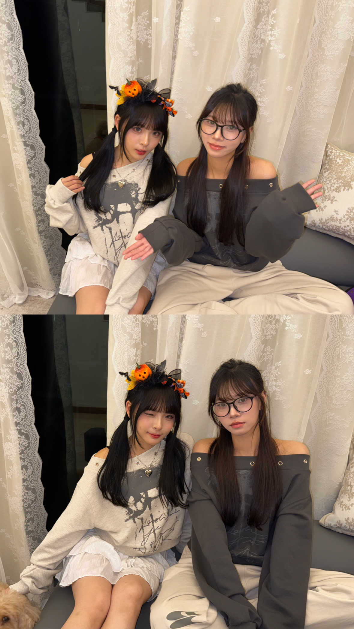 韓國Y2K洞洞塗鴉短Hoodie 