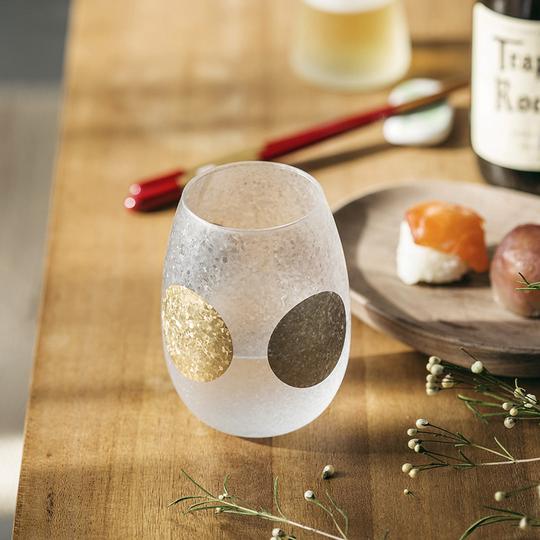 日本製 Ishizuka Glass 石塚硝子 日月磨砂玻璃杯套裝