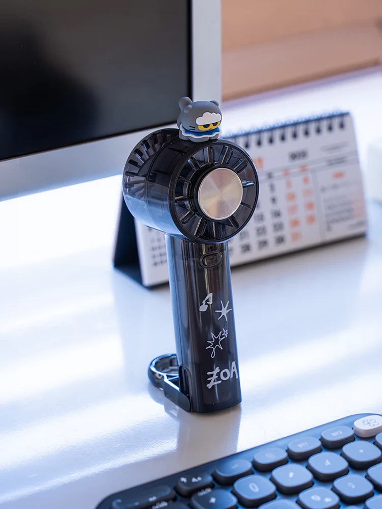 📦訂購 韓國代購 ZO&FRIENDS ZOA COOLING FAN 灰貓手提風扇