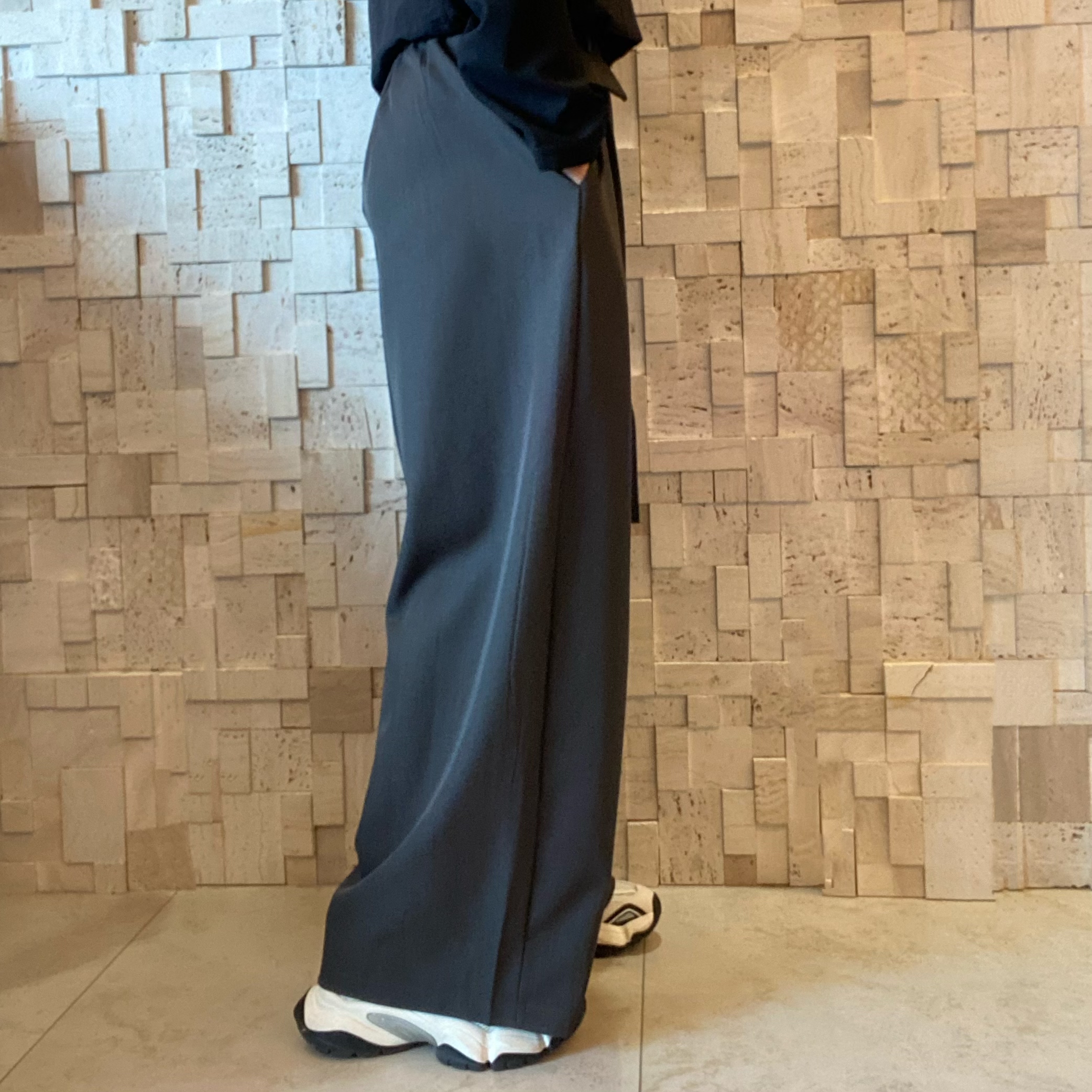 B00557 高腰直筒闊西褲