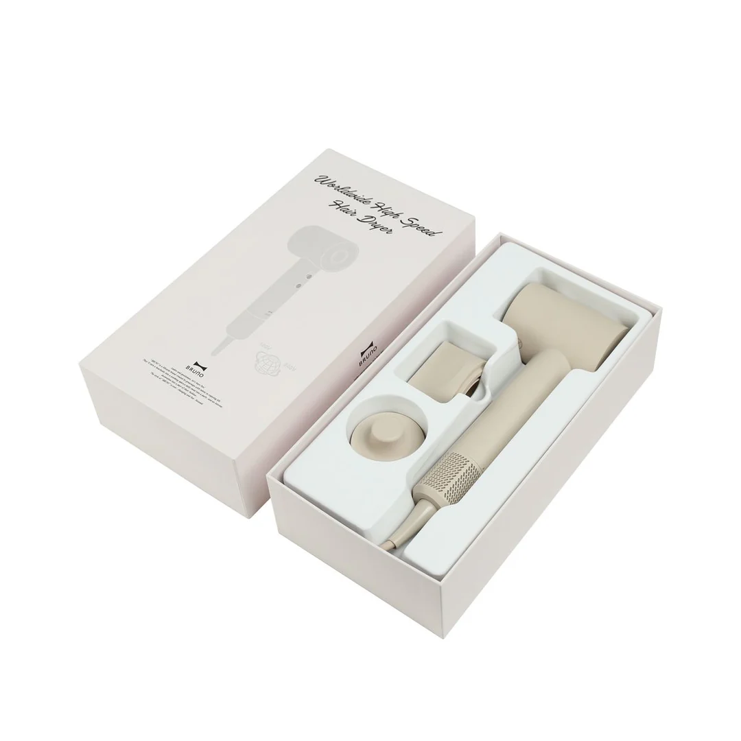 預購⭐️Bruno 全球電壓高速高濃度負離子風筒100-240V 灰褐色 (BAK811-GRG) [香港行貨] 