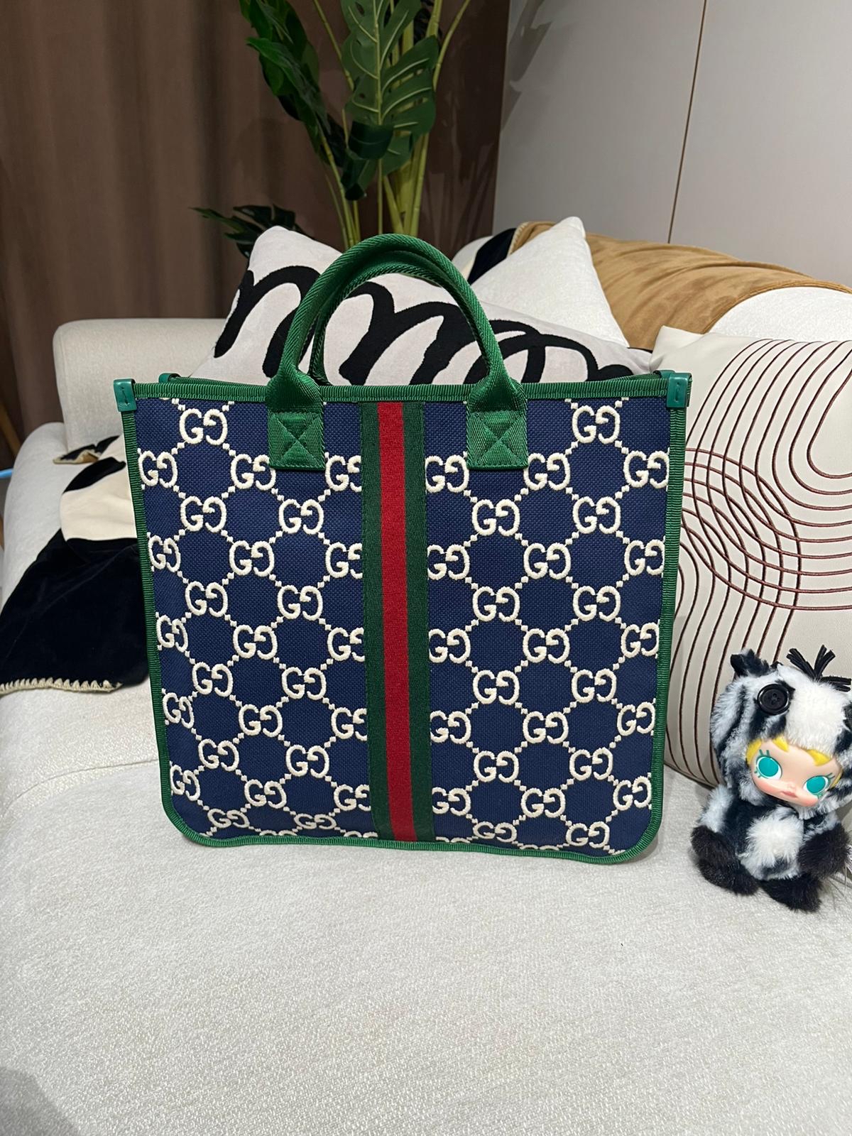 Gucci handbag  GG Print 100%Authentic,98%new✅dust bag 