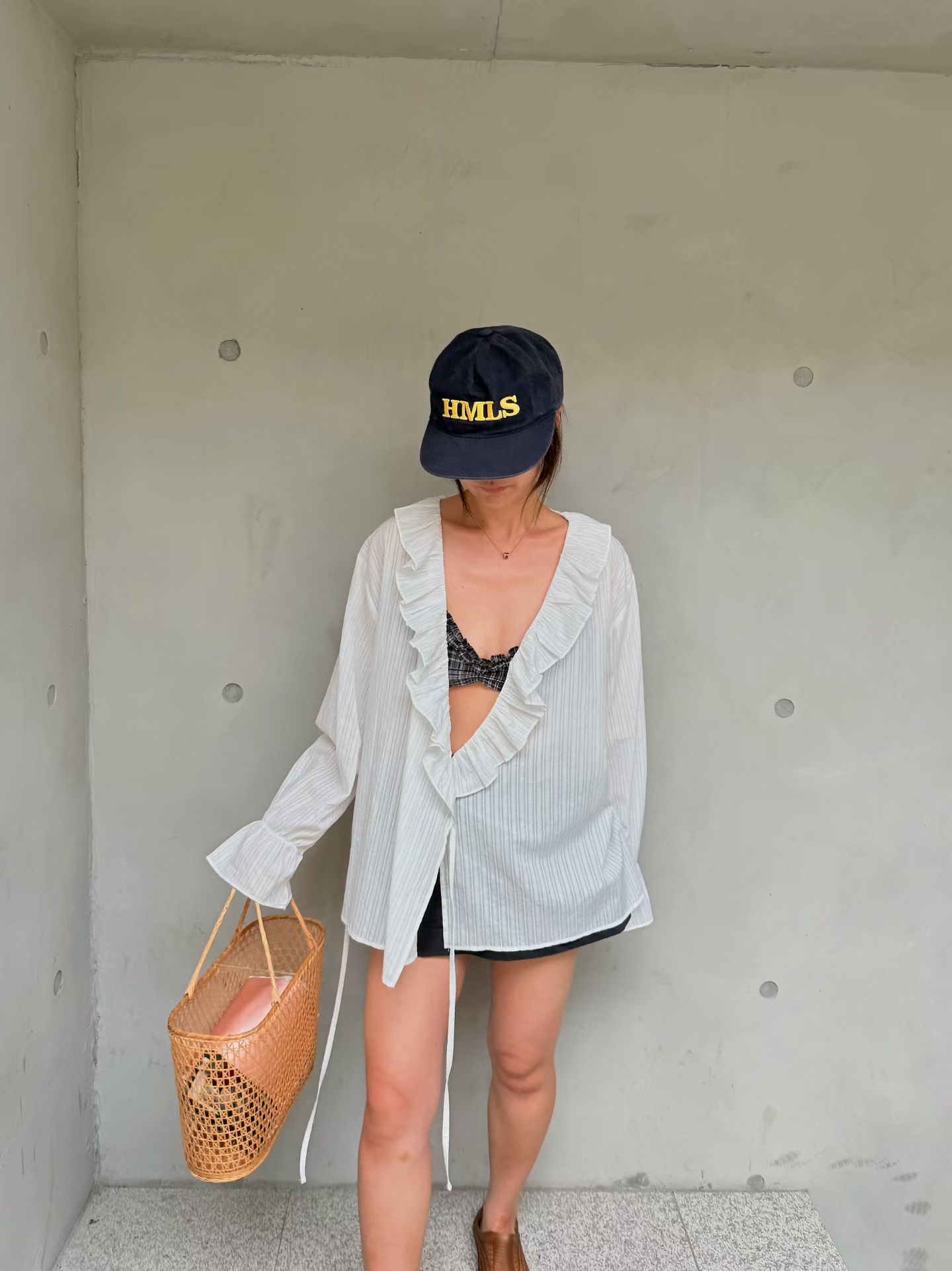 🇰🇷東大門女裝 | raffles shirt white