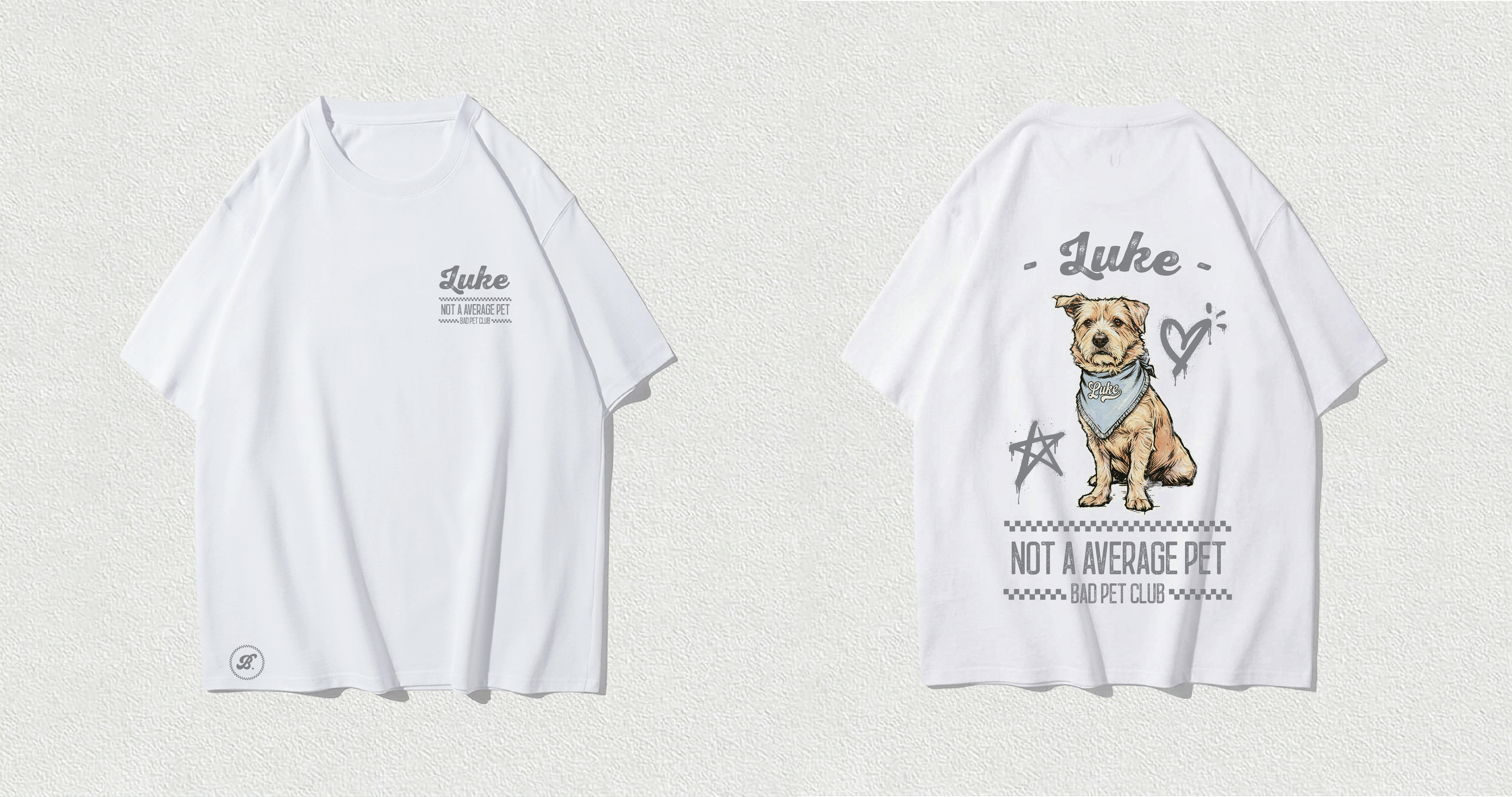 【寵物客製】男女 Oversize T-shirt