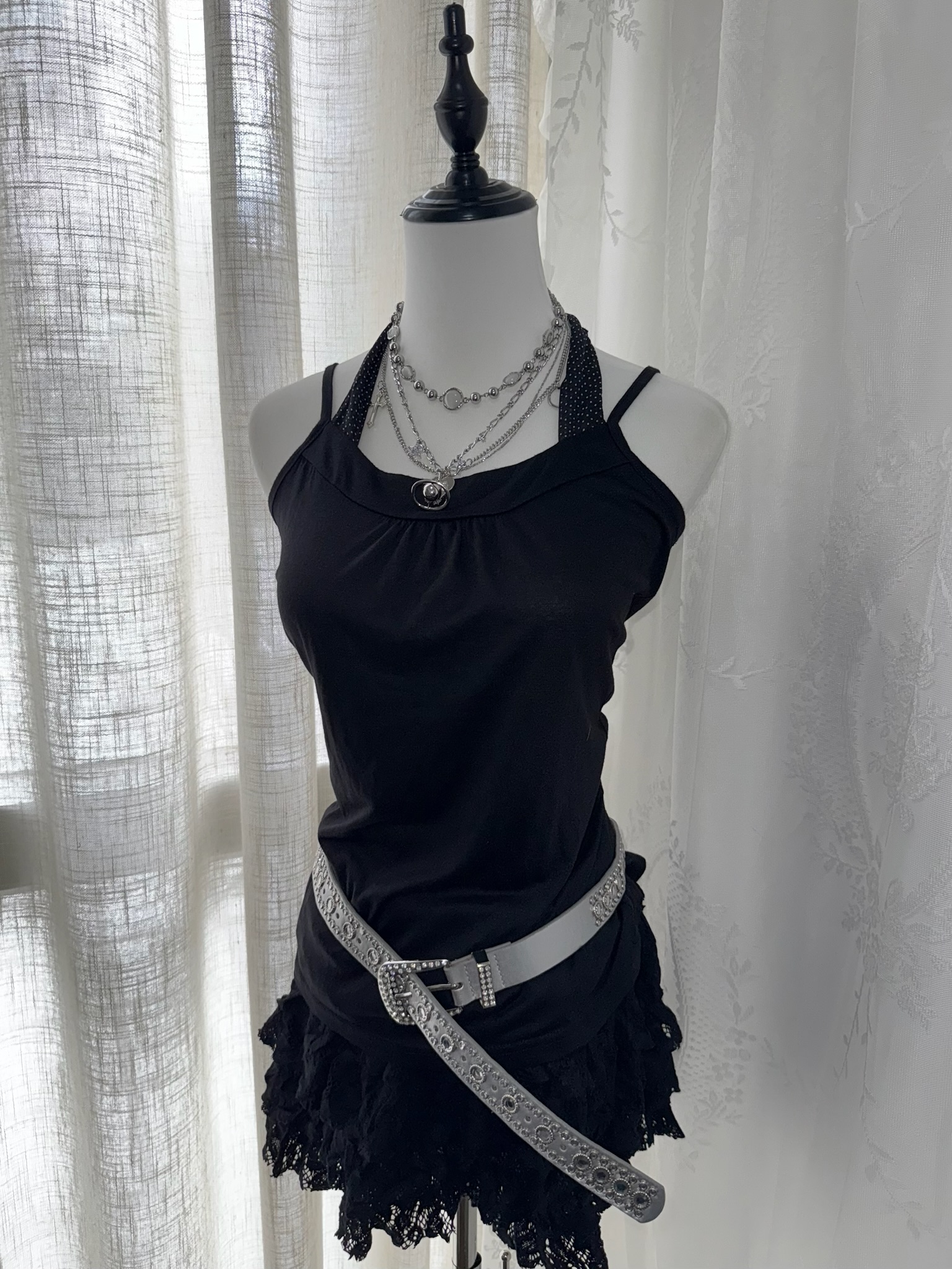 2000s Dolly Ribbon Inspired Harajuku Style Set 