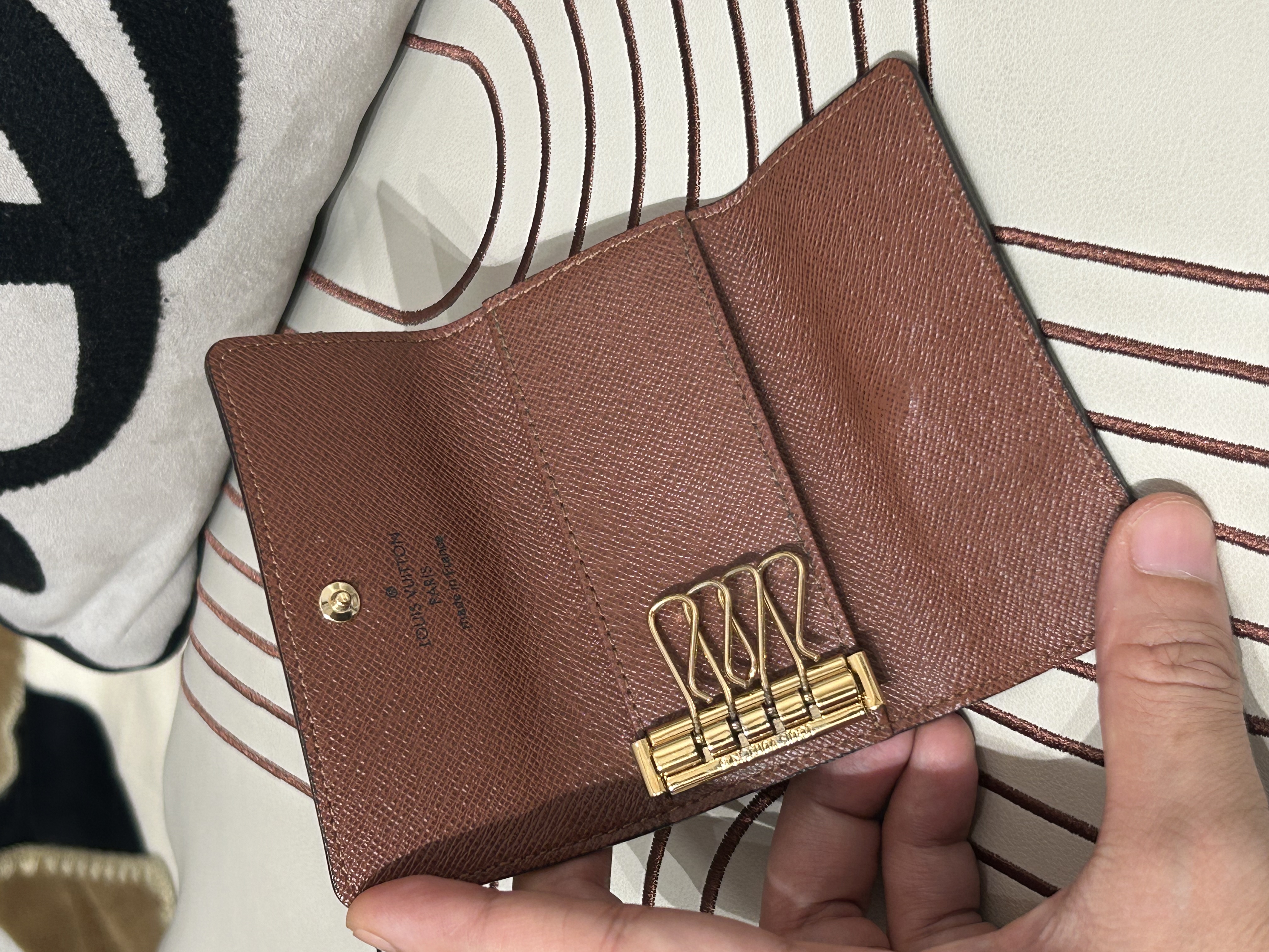 LV key Holder Monogram 100%Authentic ,95% new ✅box