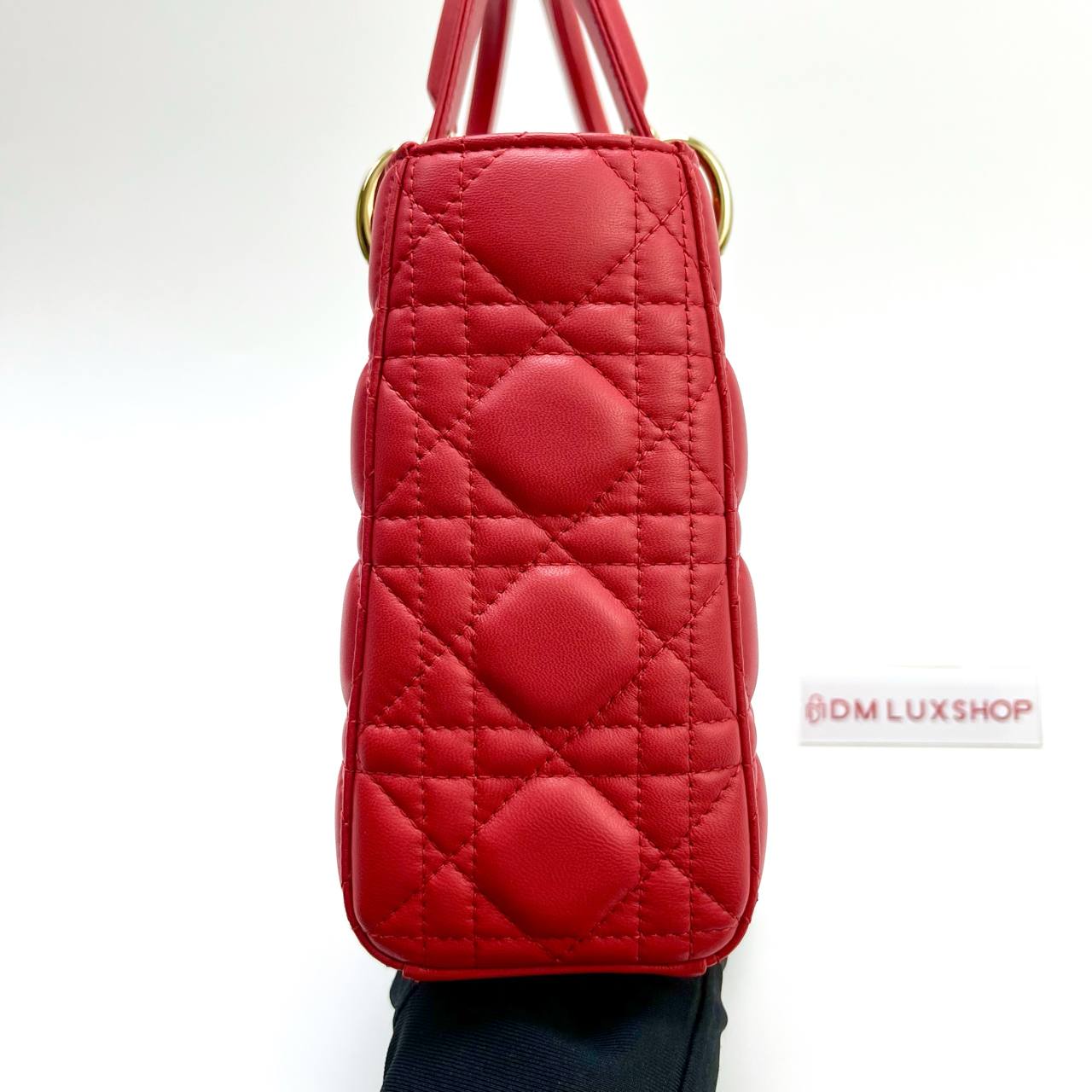 Dior Lady Dior Small Red GHW