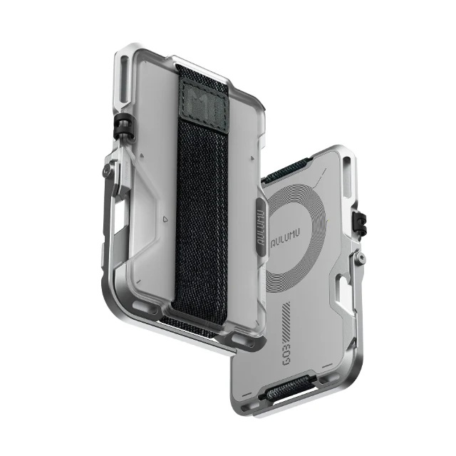 AULUMU Multi-Tool Metal Wallet｜多功能磁吸金屬卡包 G03