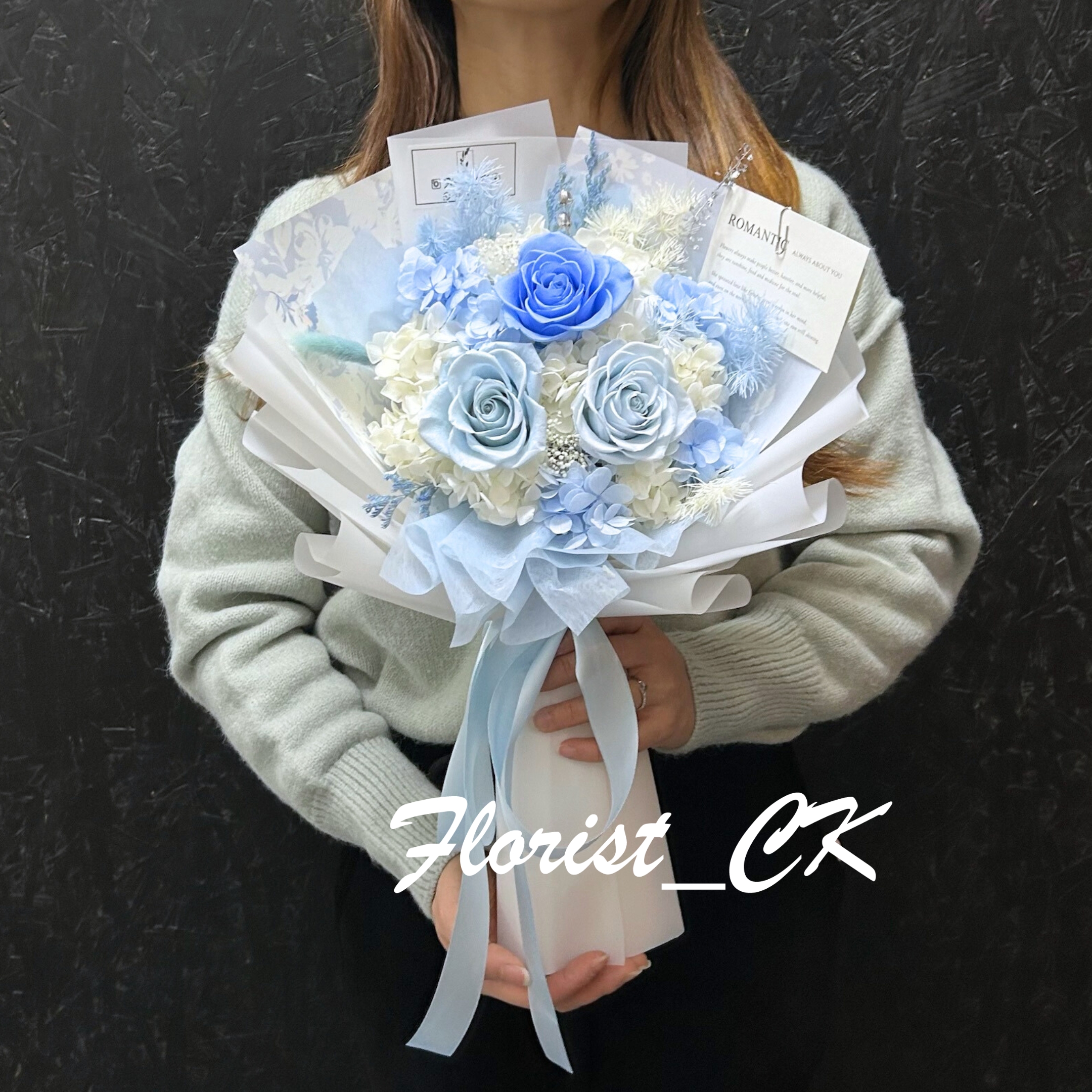 Luna Promise｜永生玫瑰花束  (3 朵 / 6 朵 / 9 朵 / 12 朵； 預訂款)