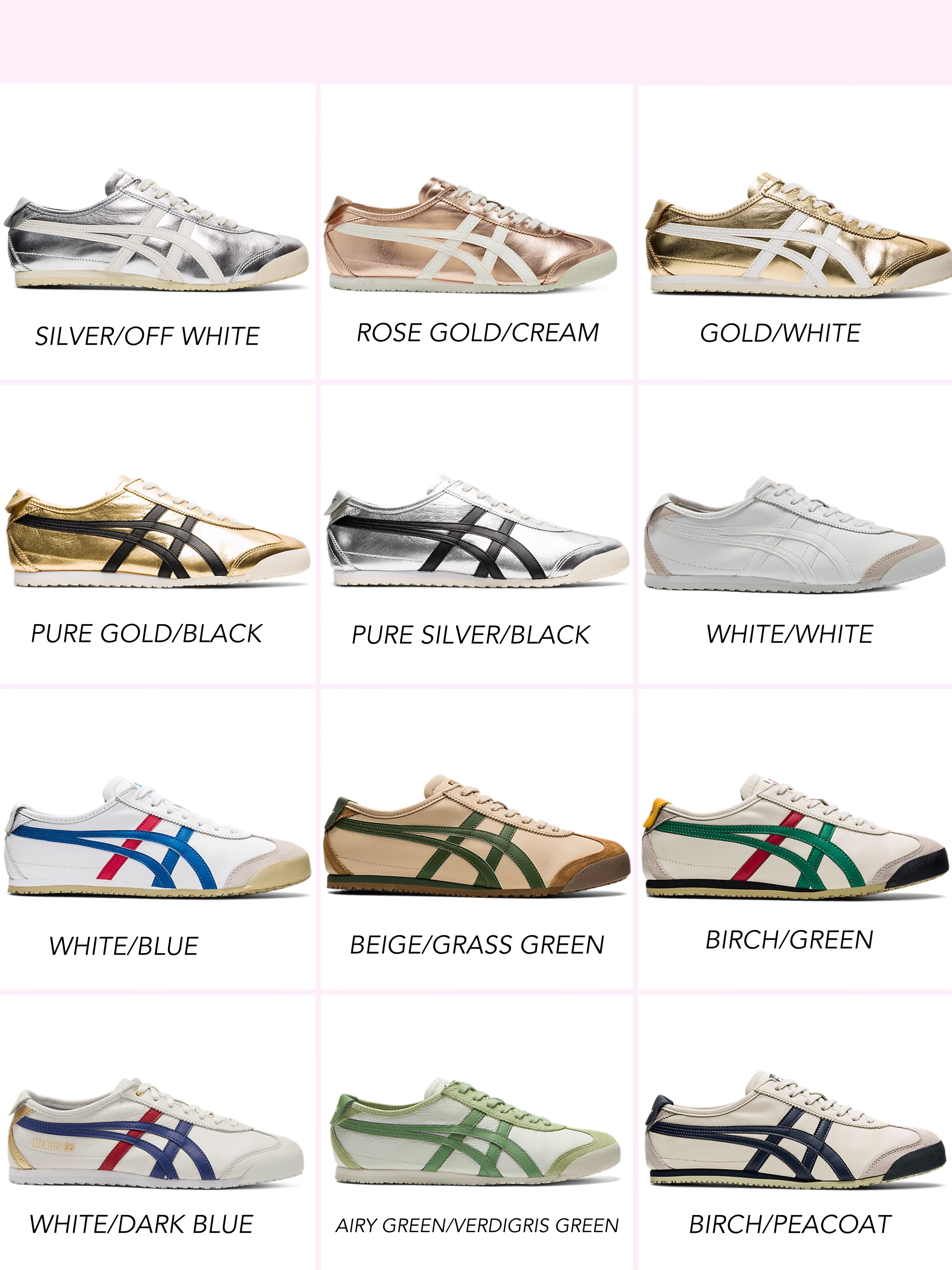 🇯🇵Onitsuka Tiger 鬼冢虎  “Mexico 66热卖系列”