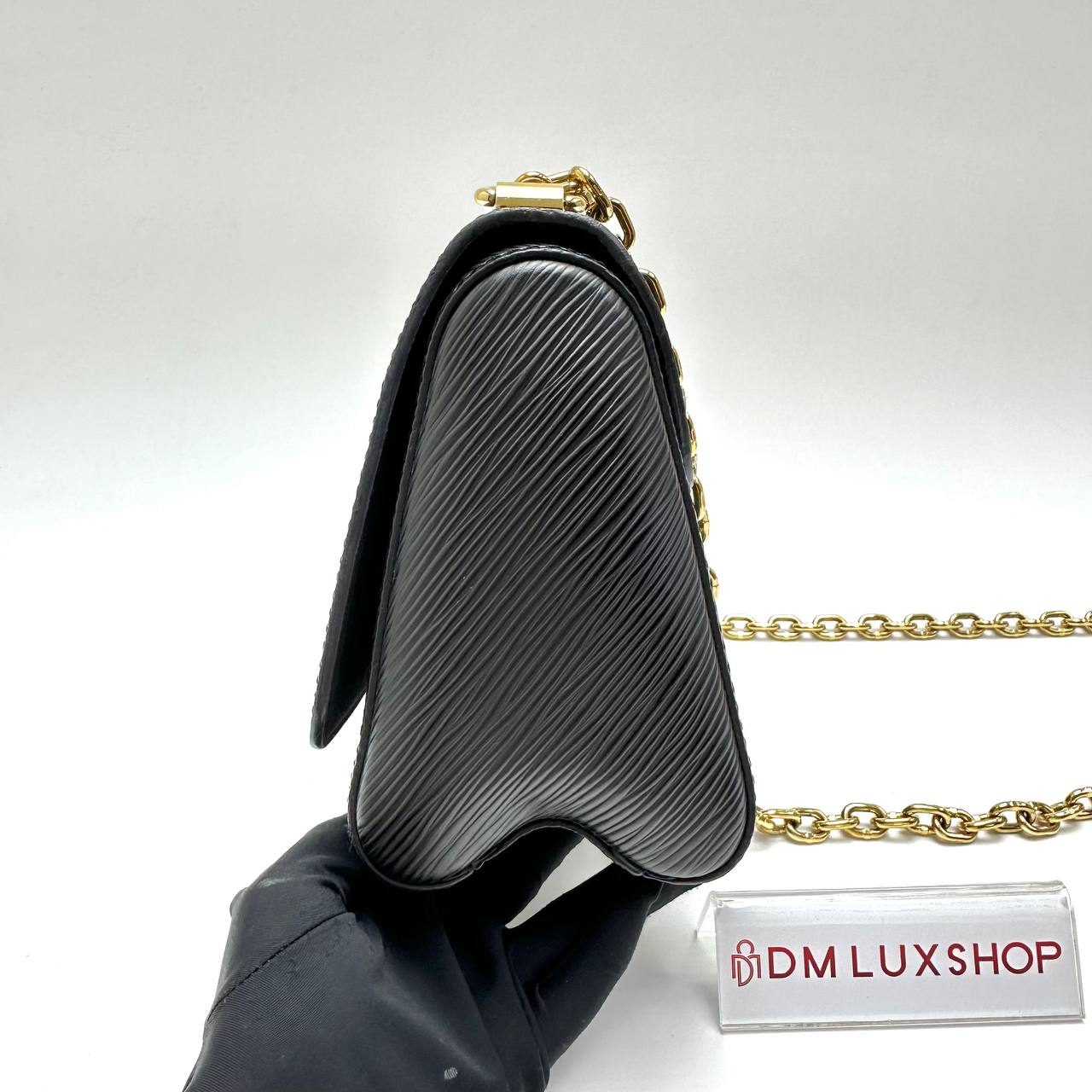 LV Black Epi Twist PM GHW