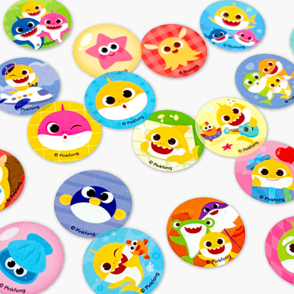 【預訂】韓國直送 Baby Shark Sticker Stamp 貼紙印章 