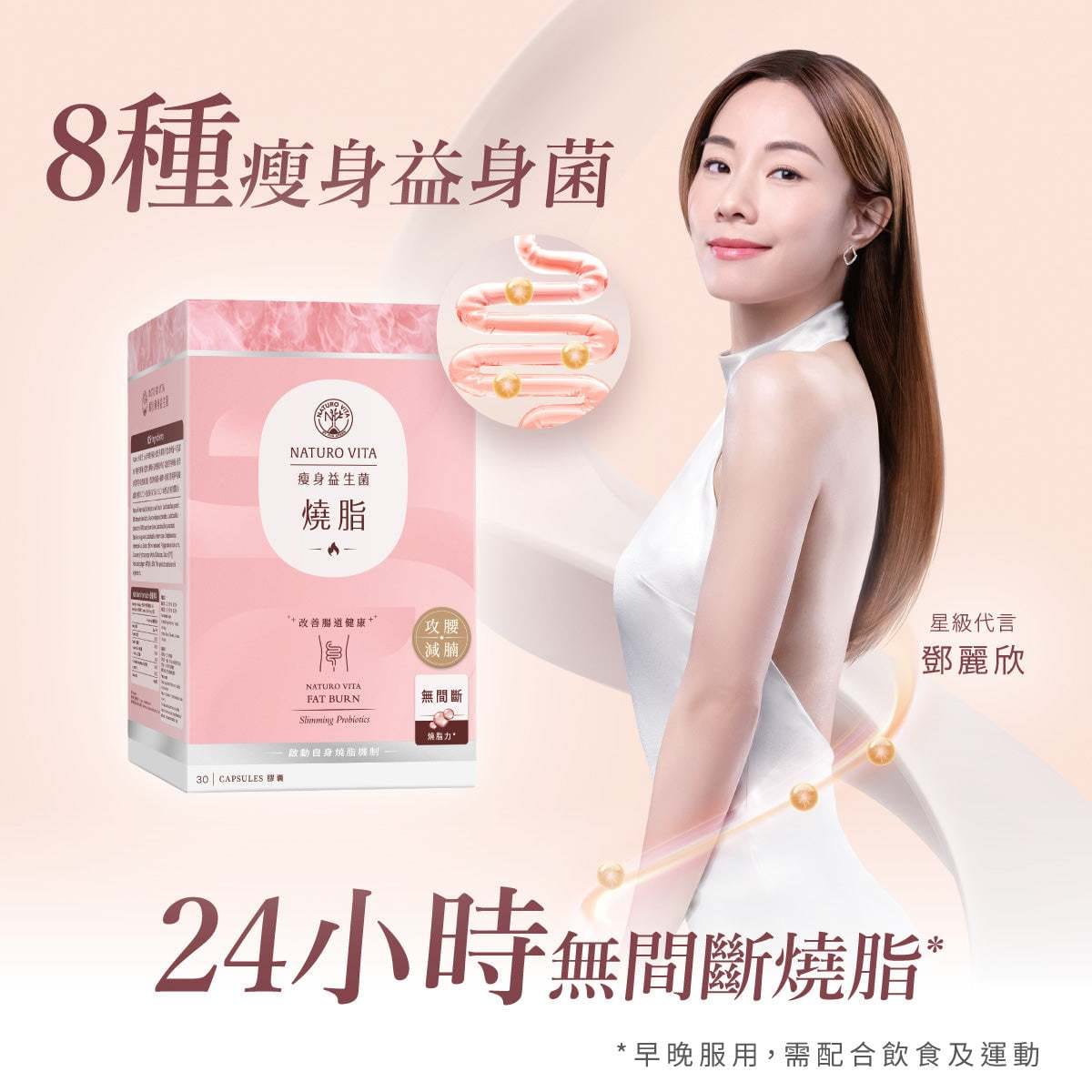 $320樽.2樽起$310樽,NATURO VITA 瘦身益生菌30粒燒脂