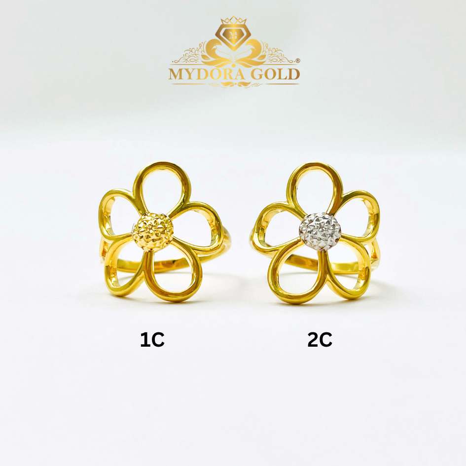 MYDORA Cincin Bunga Daisy Manis (5G) l EMAS 916/22K