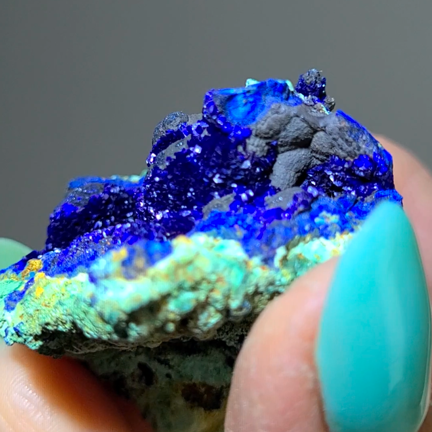 Azurite malachite chrysocolla cluster - AZ9
