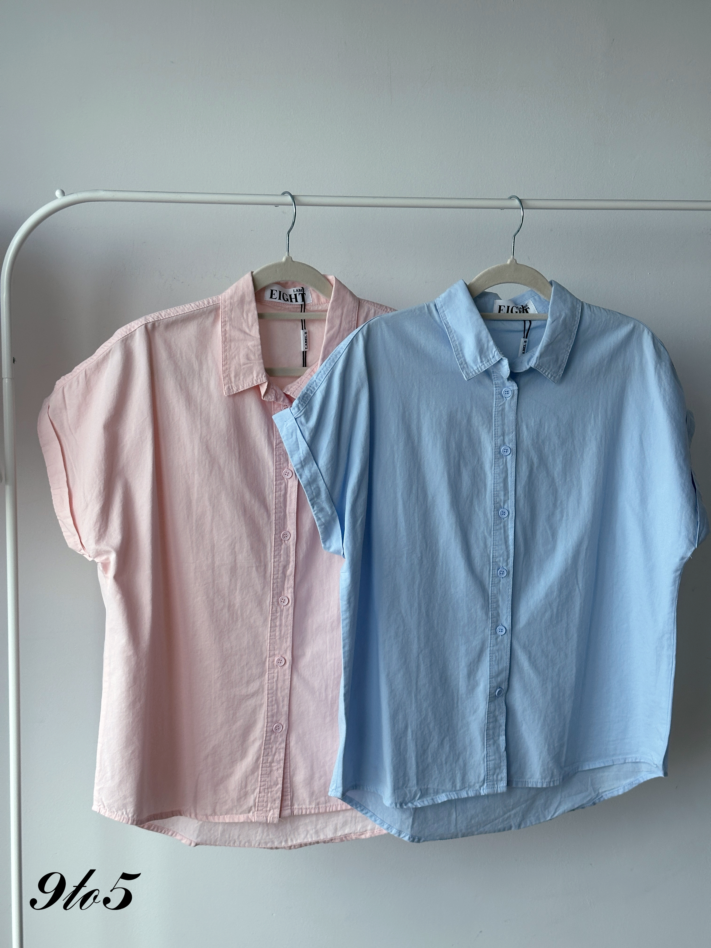 T4246 Cape Sleeve Oversized Shirt - 6 Colors 