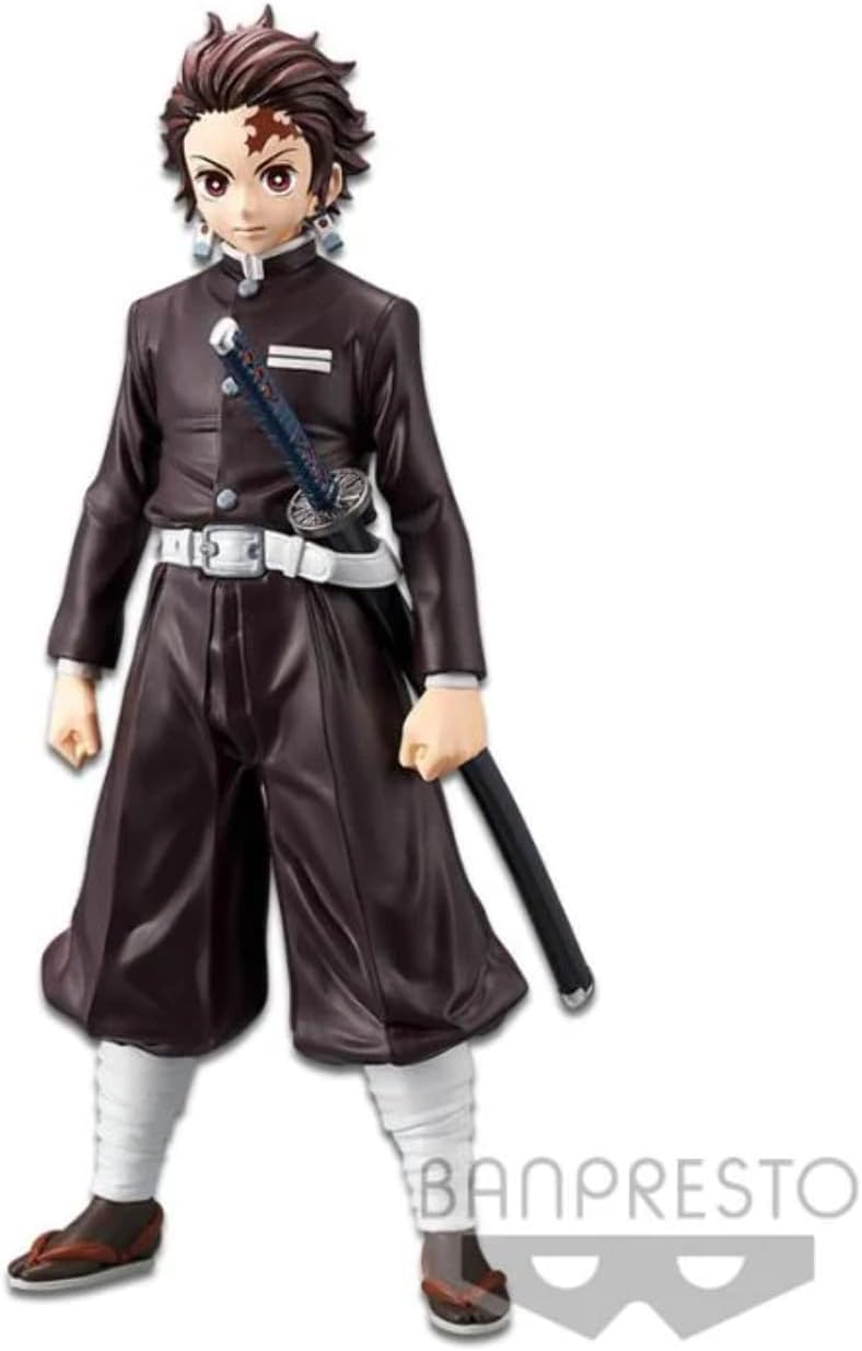 Banpresto, Demon Slayer, Kimetsu no Yaiba Figure Vol. 6 (Ver. B)Tanjirou Kamado (Black Outfit)  鬼滅之刃 絆之裝 陸之型 竈門炭治郎 (隊服版)