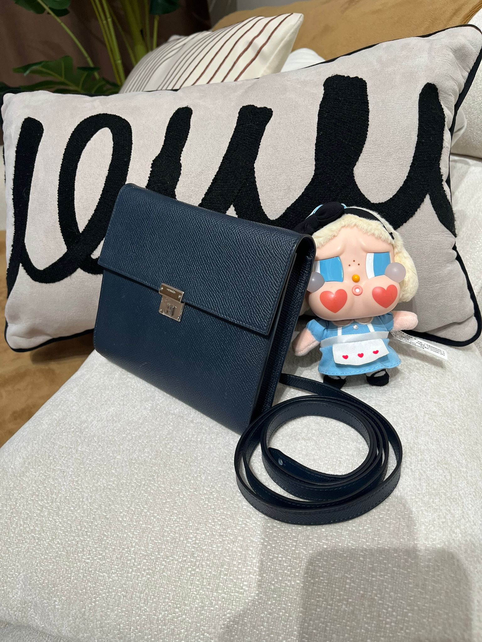 Hermes clic 16 bag Epsom ,STAMP A 100%Authentic, 92%new✅dust bag 