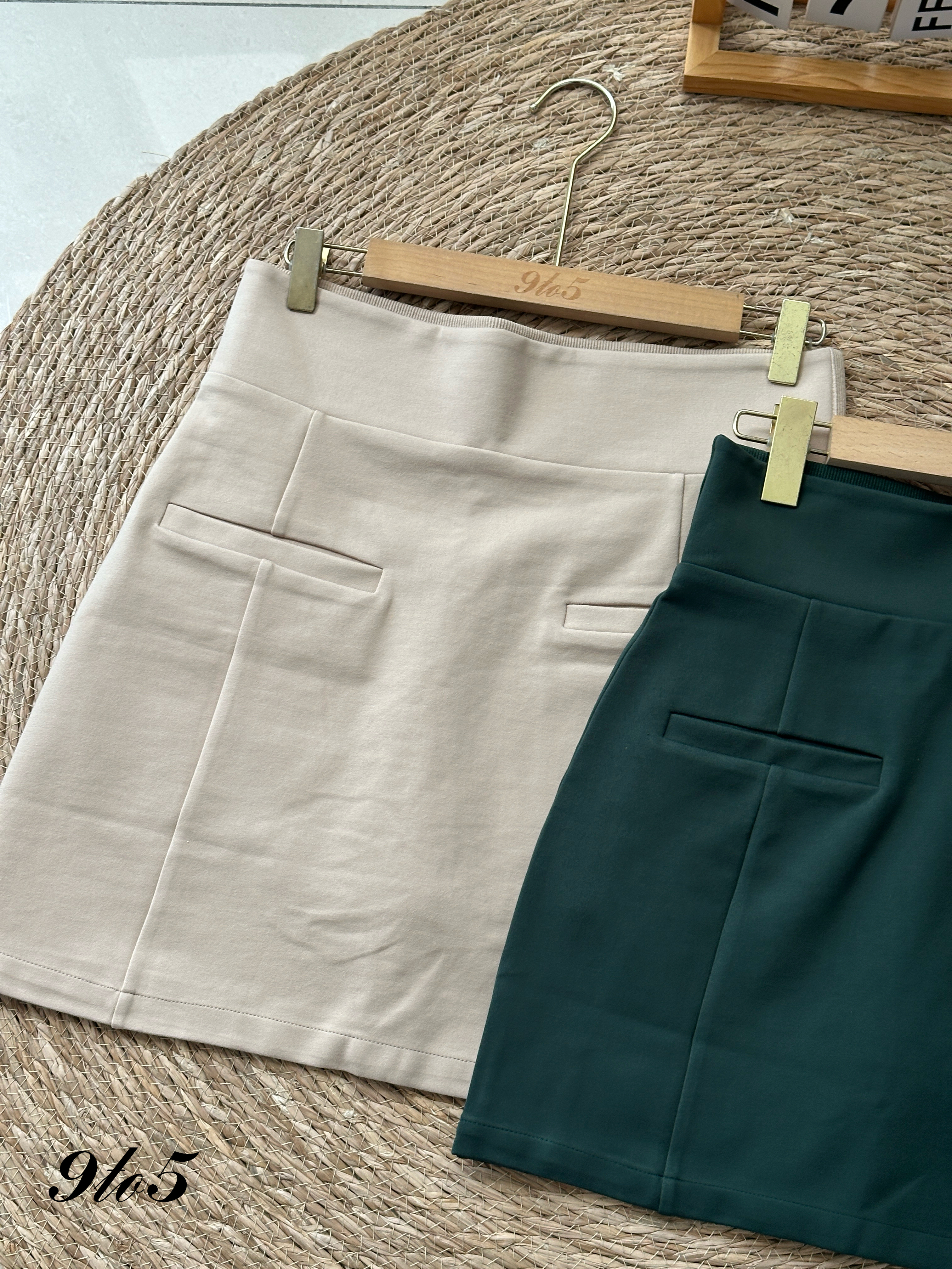 S1793 A Line Short Skirt - 4 Colors