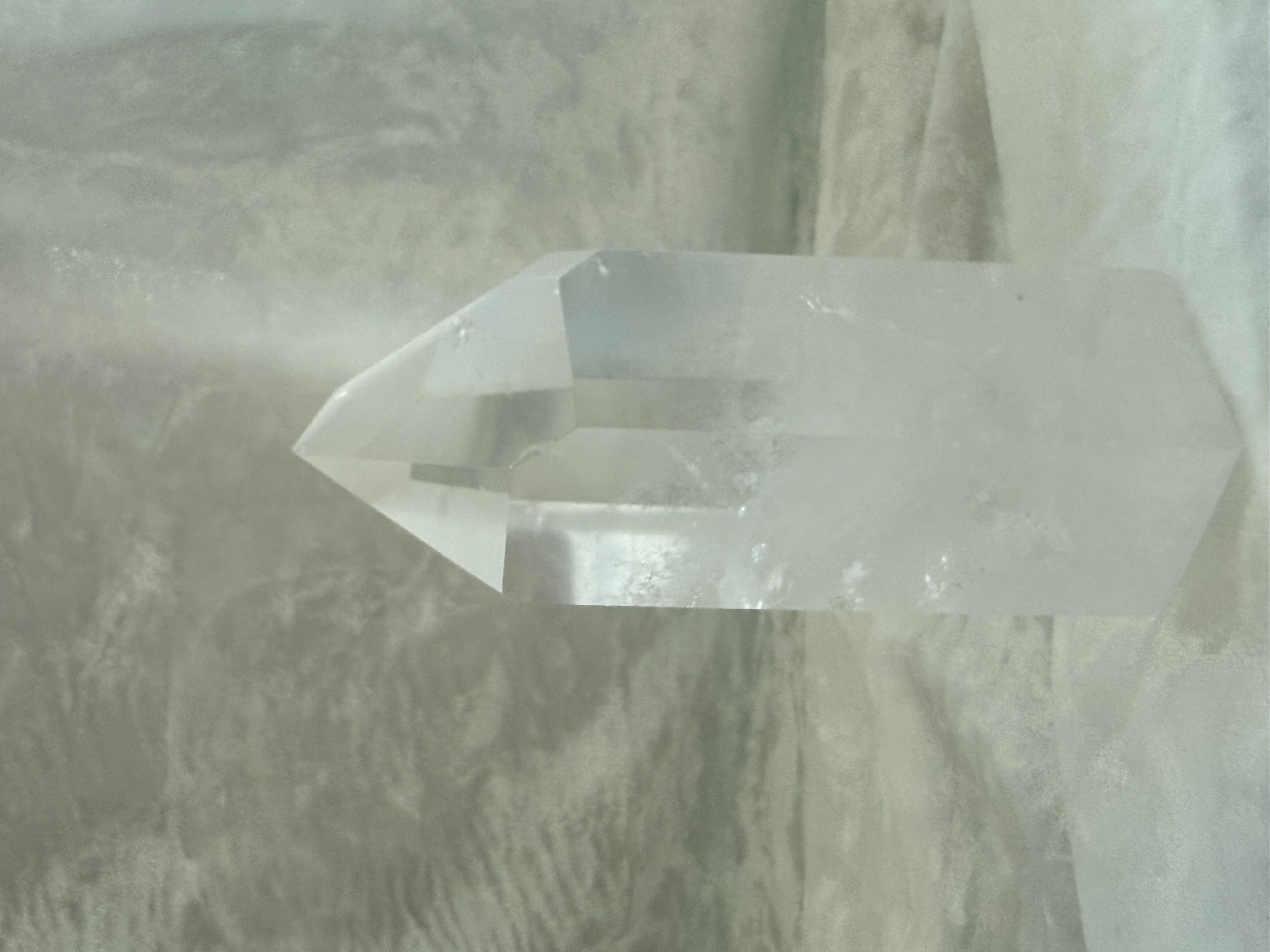巴西白水晶柱