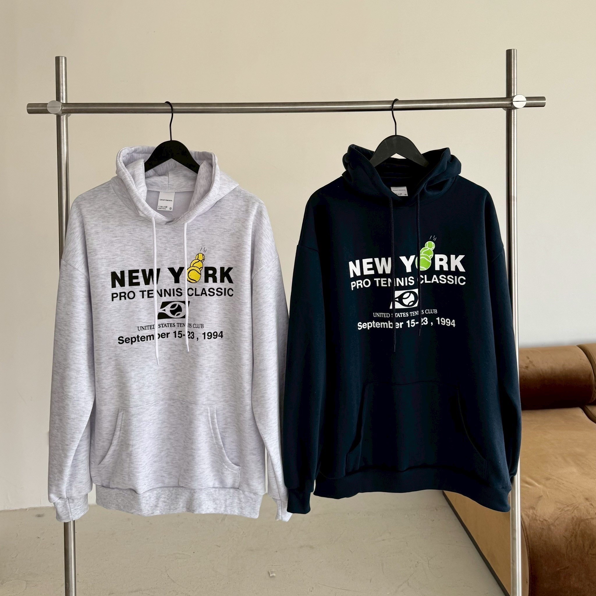 [預訂]街頭運動感New York有帽衛衣