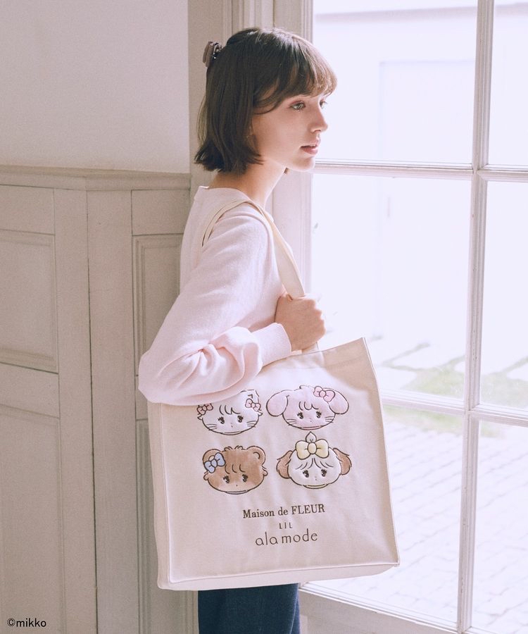 🎀【預訂】Maison de FLEUR x Lil ala mode Tote Bag Mousse