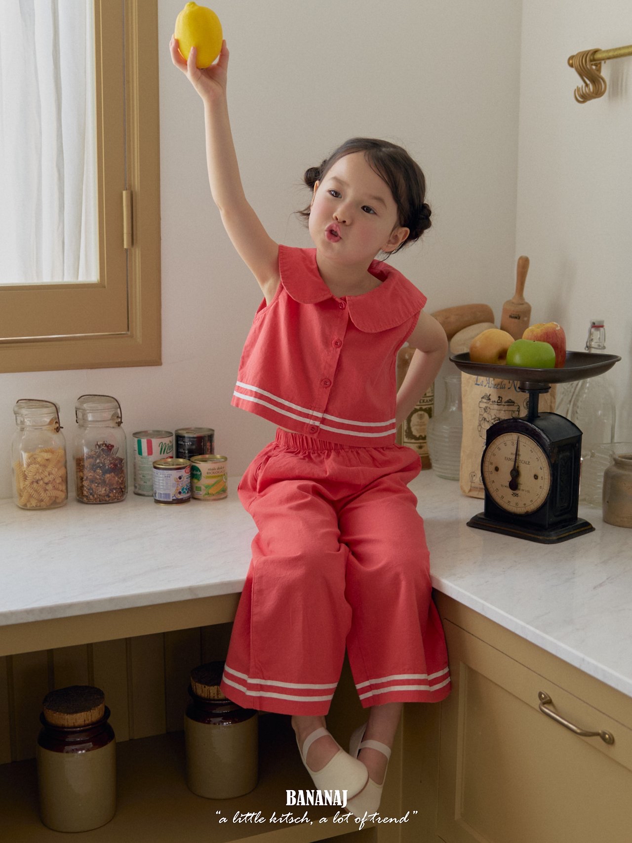 Bananaj | Sailor Top(Blue L110-120)
