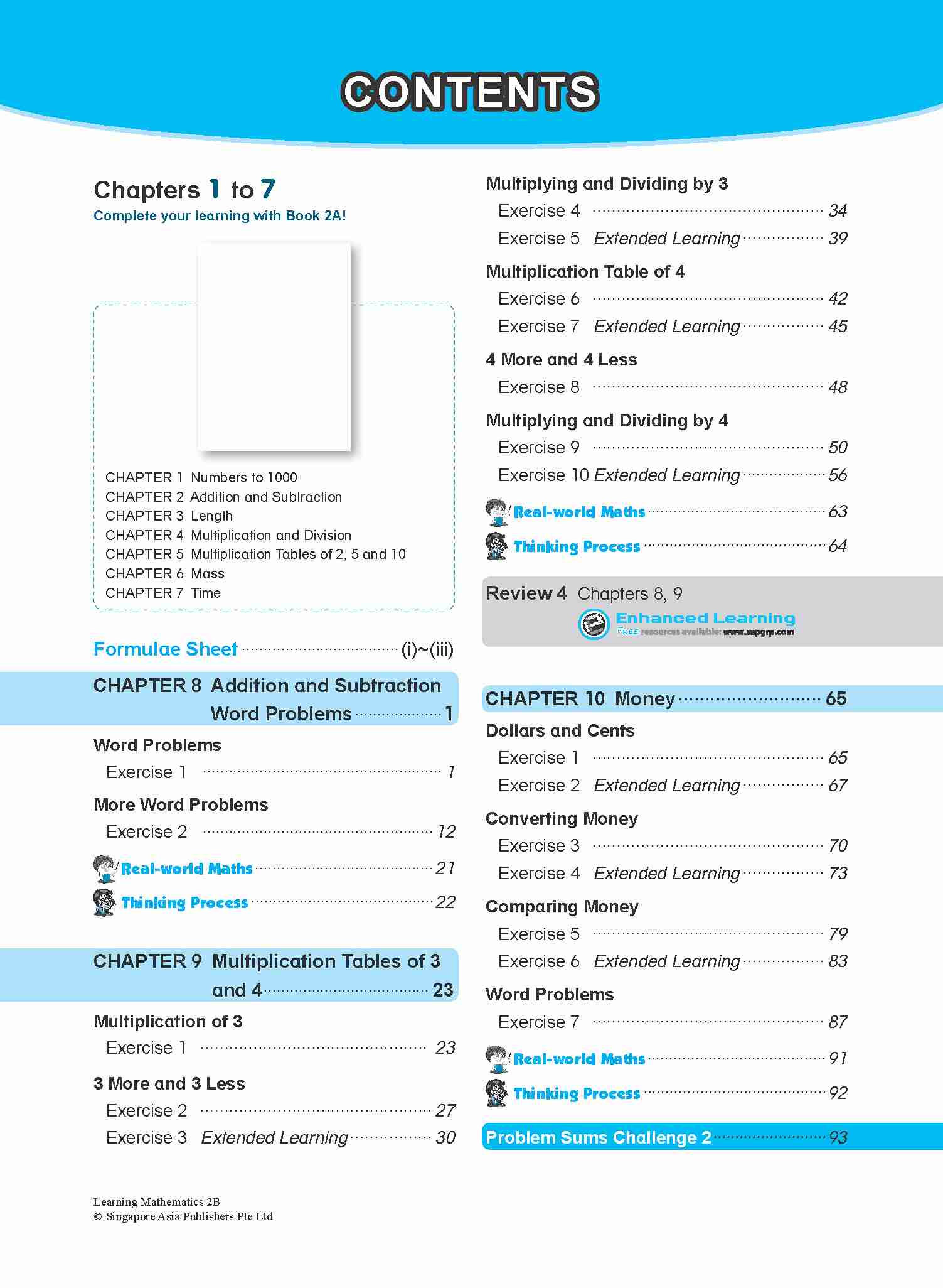 LEARNING MATHEMATICS For Primary Levels 2B
