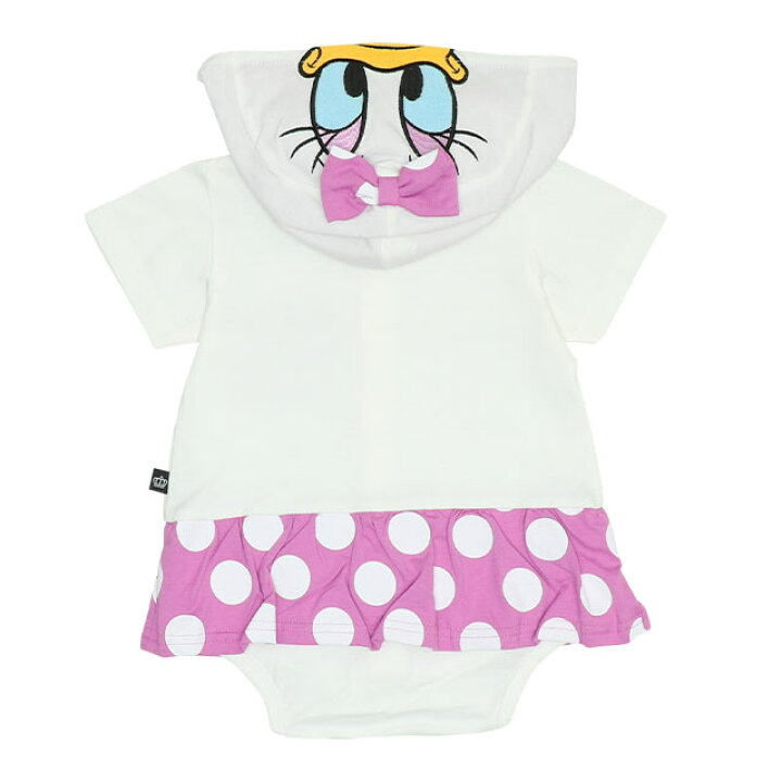 🇯🇵預訂 日本直送🇯🇵Babydoll x Disney兩色人物造型連帽短袖包屁裙