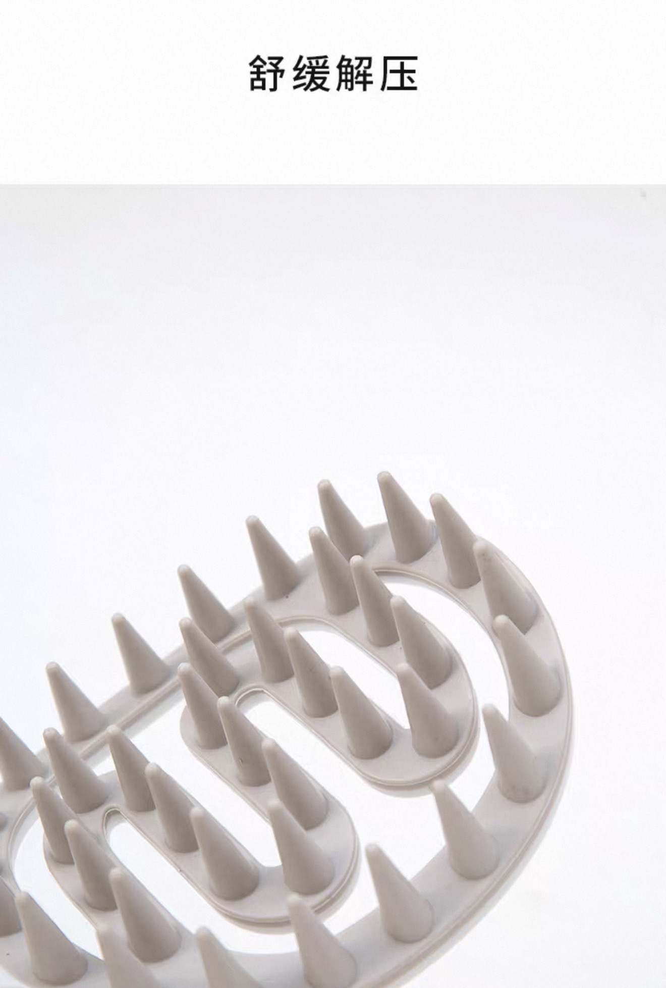 Wet and Dry Long Handle Hair Shampoo Comb